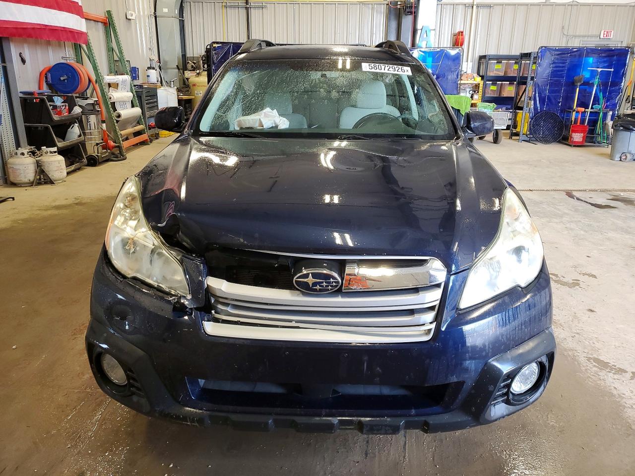 2013 Subaru Outback 2.5i Premium Синий vin: 4S4BRBCC0D3265047