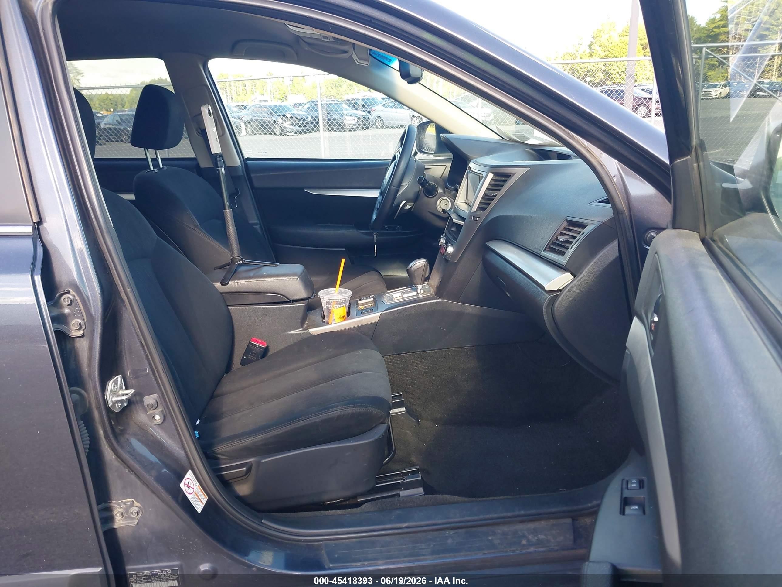 2013 Subaru Outback 2.5i Premium Gray vin: 4S4BRBCC0D3304560