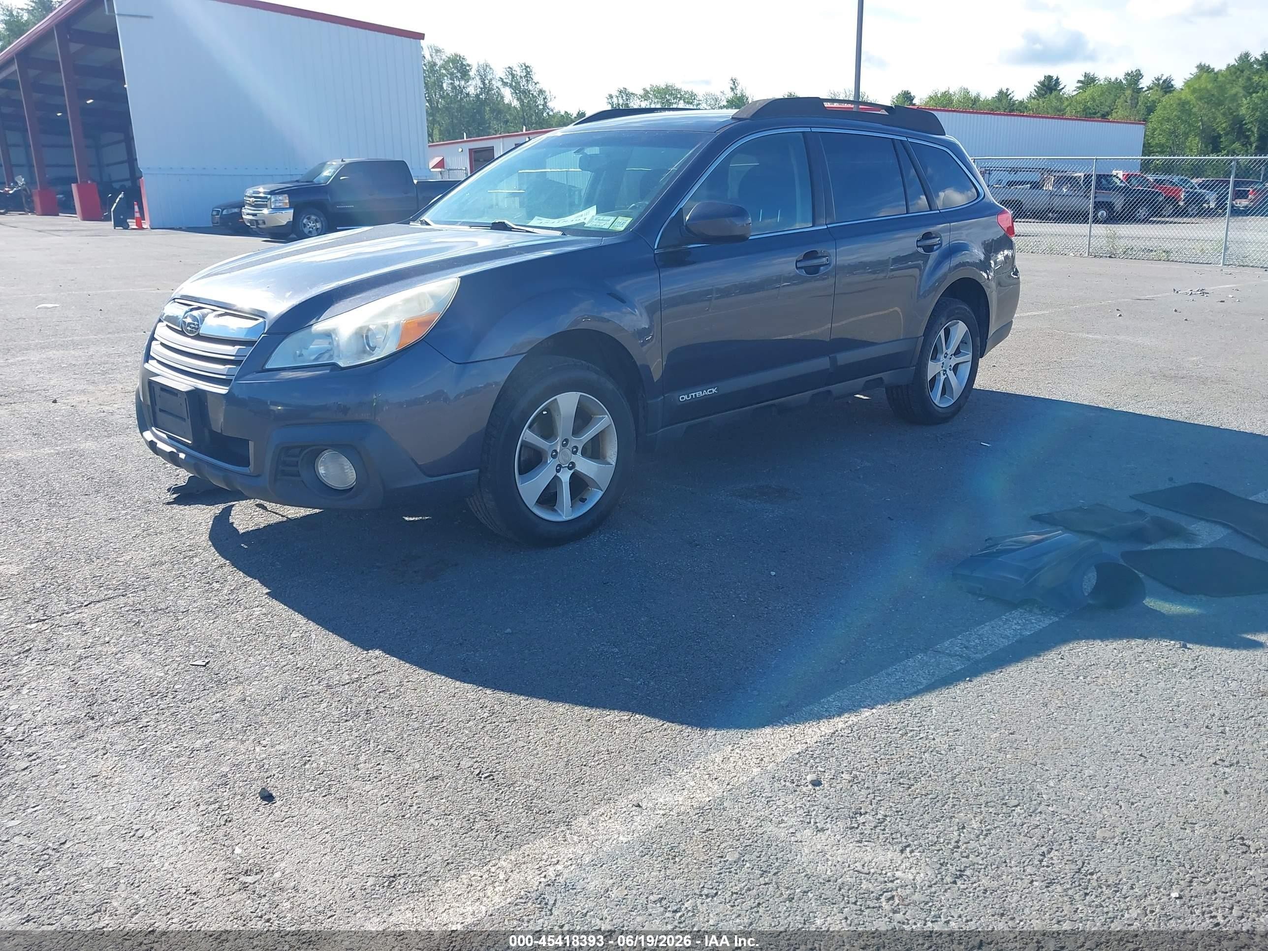 2013 Subaru Outback 2.5i Premium Gray vin: 4S4BRBCC0D3304560
