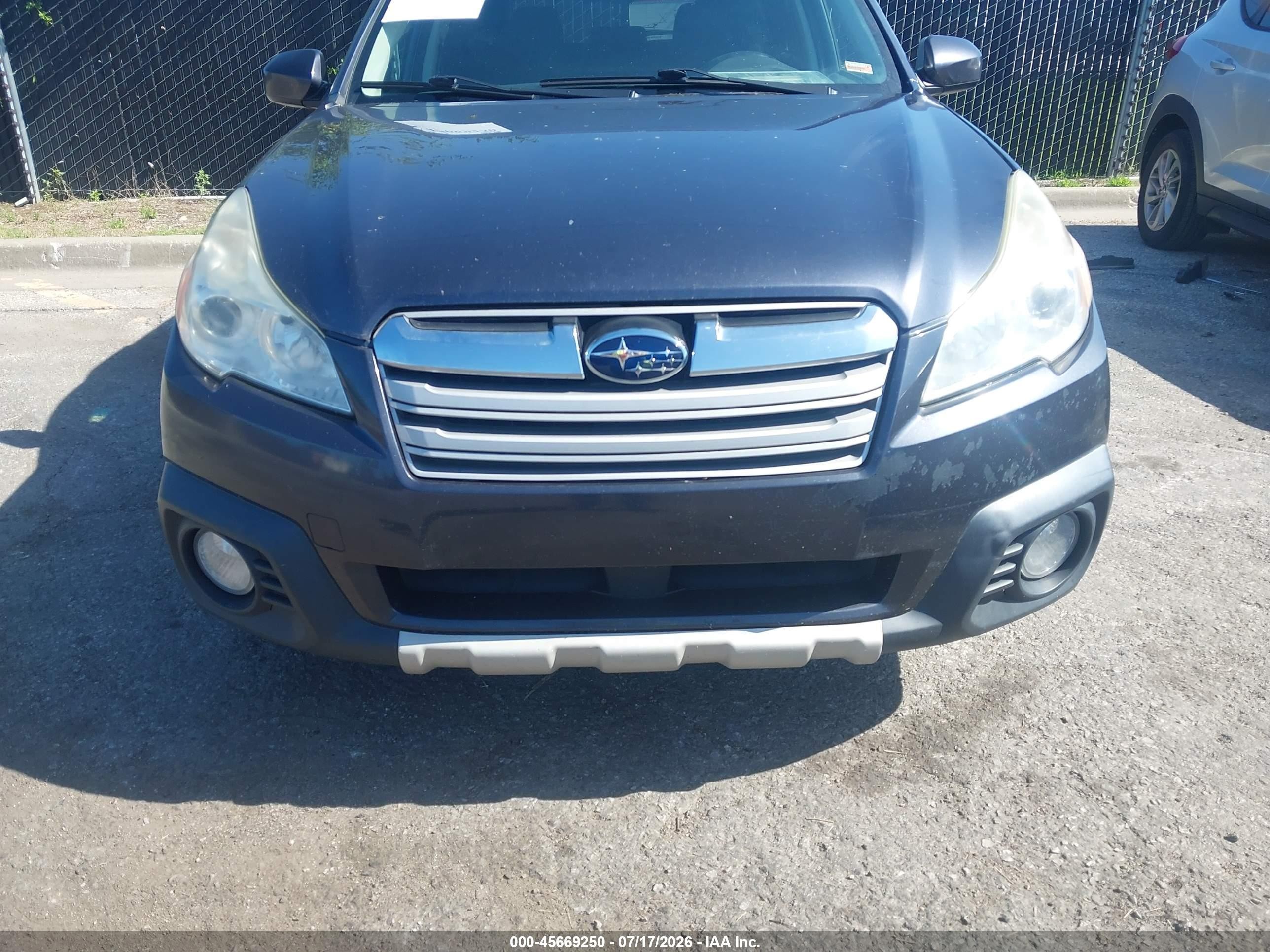 2013 Subaru Outback 2.5i Premium Blue vin: 4S4BRBCC0D3321214
