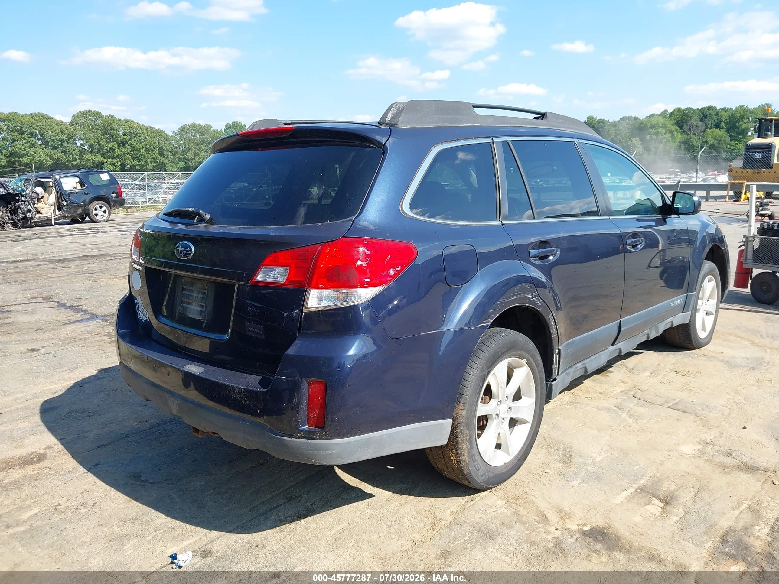 2013 Subaru Outback 2.5i Premium Blue vin: 4S4BRBCC0D3323609