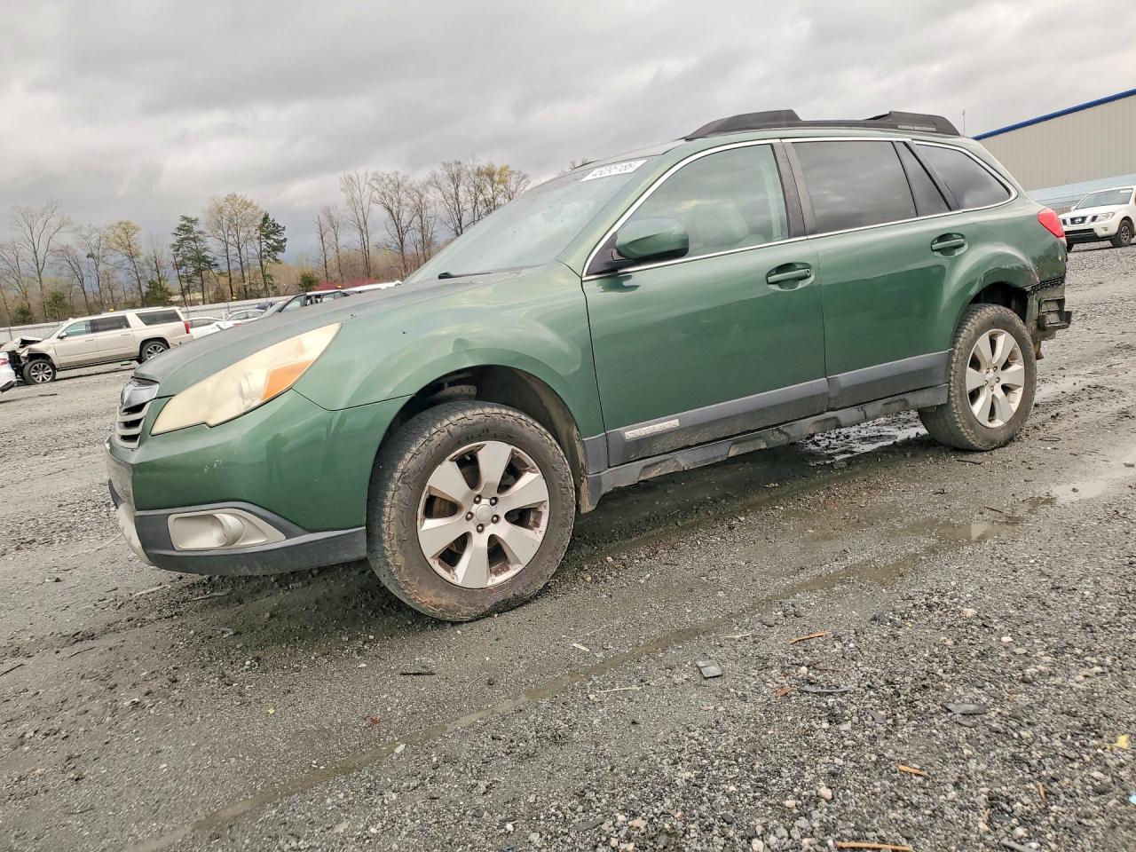 2010 Subaru Outback 2.5i Premium Зеленый vin: 4S4BRBCC1A3375567