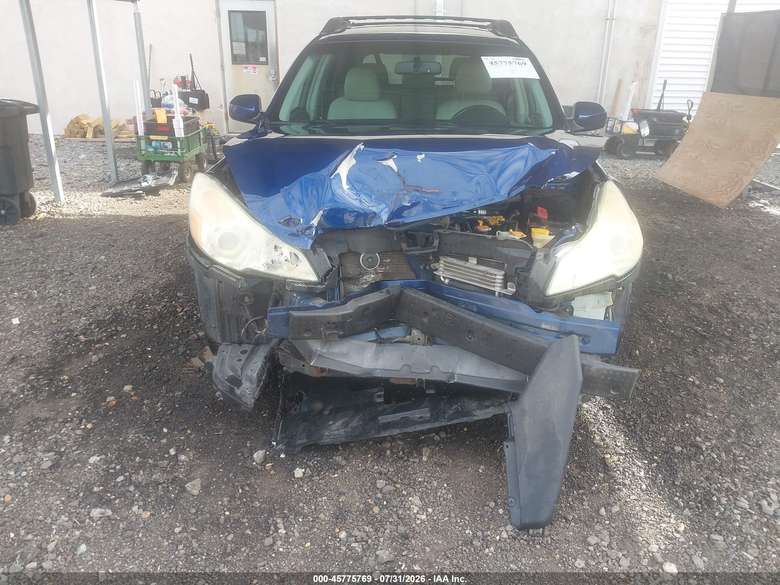 2010 Subaru Outback 2.5i Premium Blue vin: 4S4BRBCC1A3375780