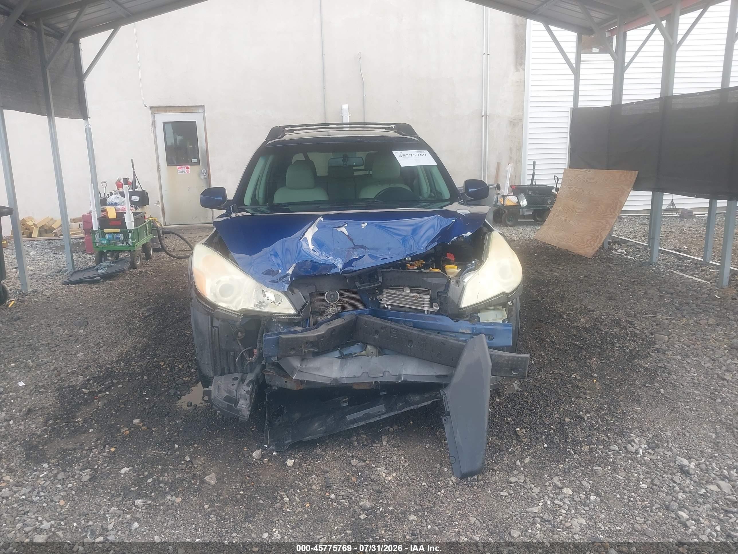 2010 Subaru Outback 2.5i Premium Blue vin: 4S4BRBCC1A3375780