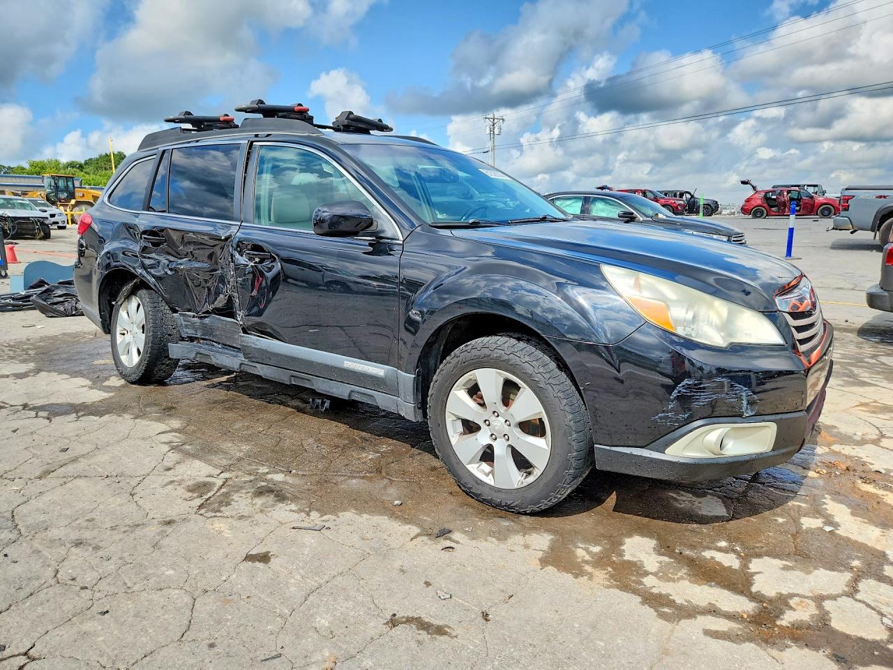2011 Subaru Outback 2.5i Premium Black vin: 4S4BRBCC1B3354834