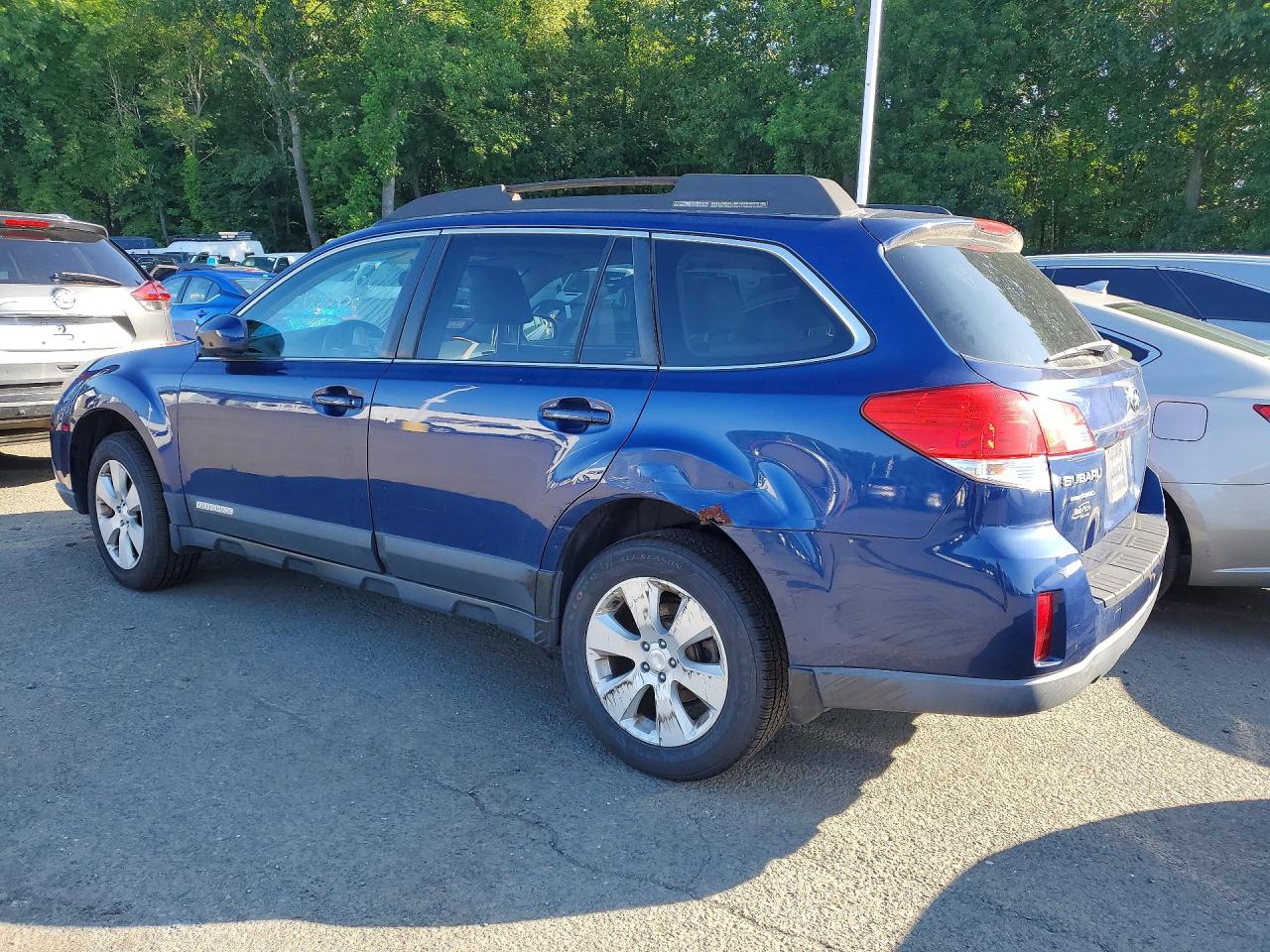 2011 Subaru Outback 2.5i Premium Синий vin: 4S4BRBCC1B3384867