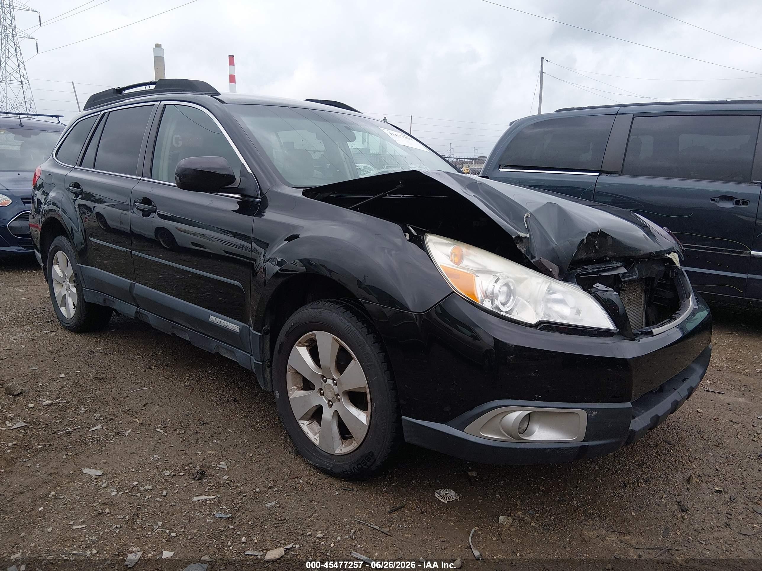 2012 Subaru Outback 2.5i Premium Black vin: 4S4BRBCC1C1248977