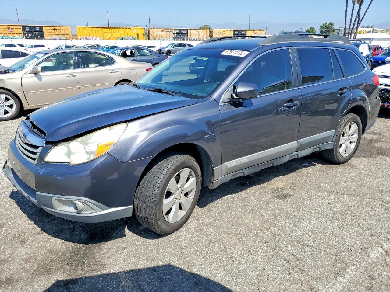 2012 Subaru Outback 2.5i Premium Charcoal vin: 4S4BRBCC1C3272555