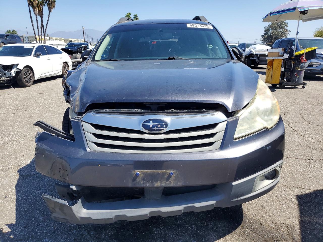 2012 Subaru Outback 2.5i Premium Charcoal vin: 4S4BRBCC1C3272555