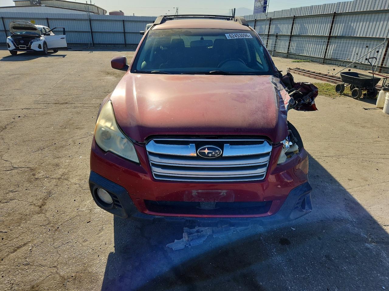 2013 Subaru Outback 2.5i Premium Burgundy vin: 4S4BRBCC1D3205312