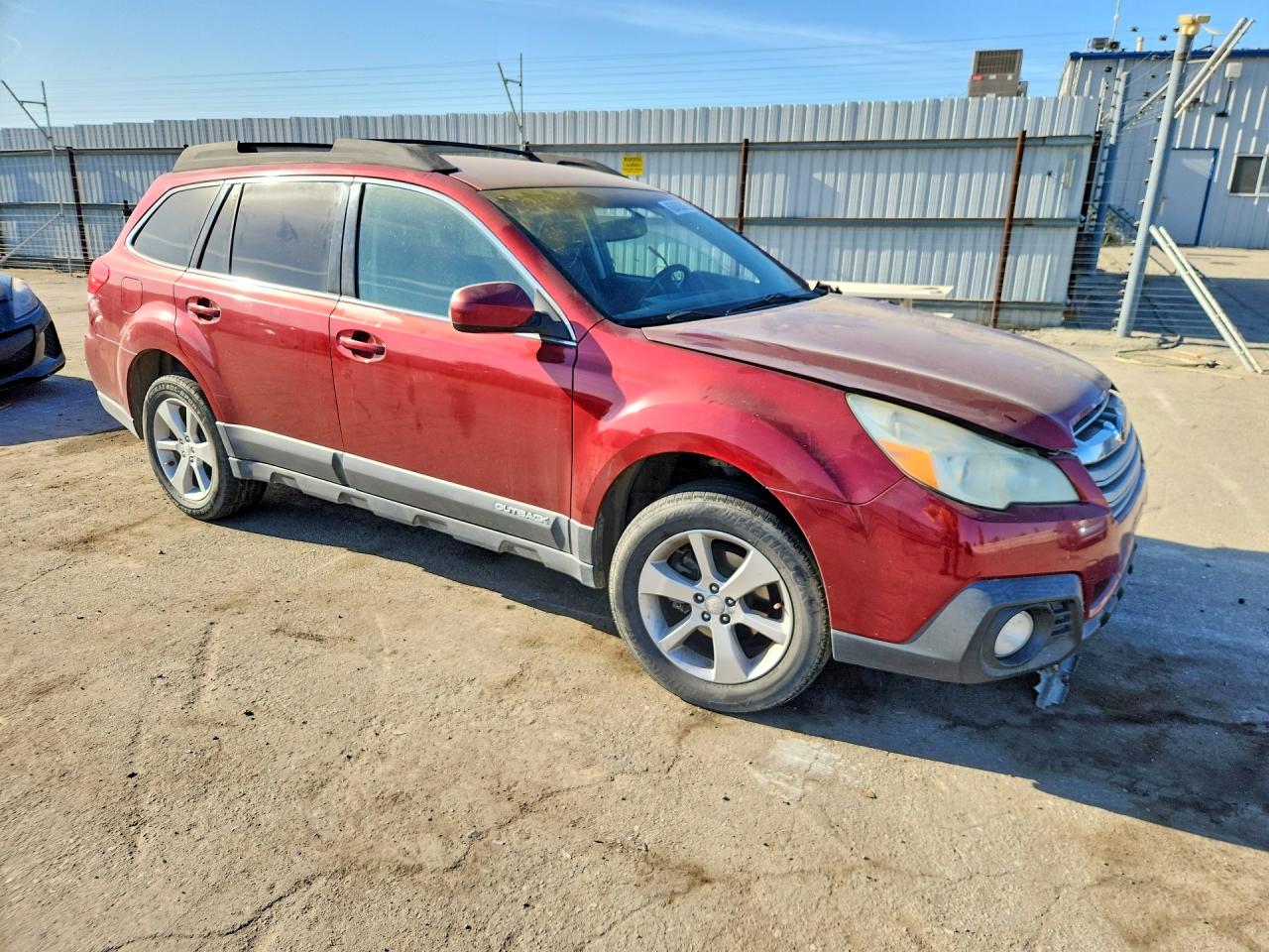 2013 Subaru Outback 2.5i Premium Burgundy vin: 4S4BRBCC1D3205312