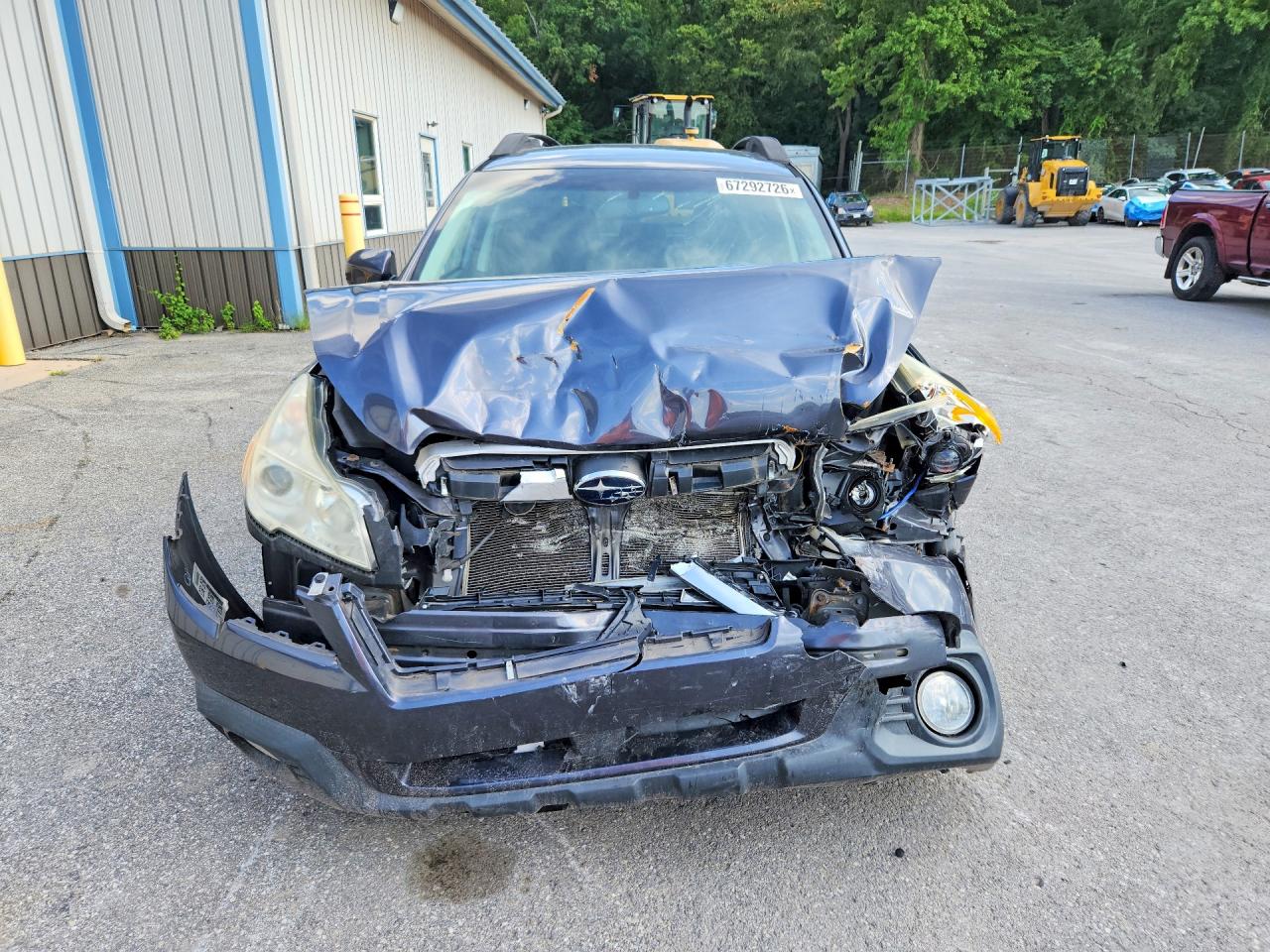 2013 Subaru Outback 2.5i Premium Blue vin: 4S4BRBCC1D3207805