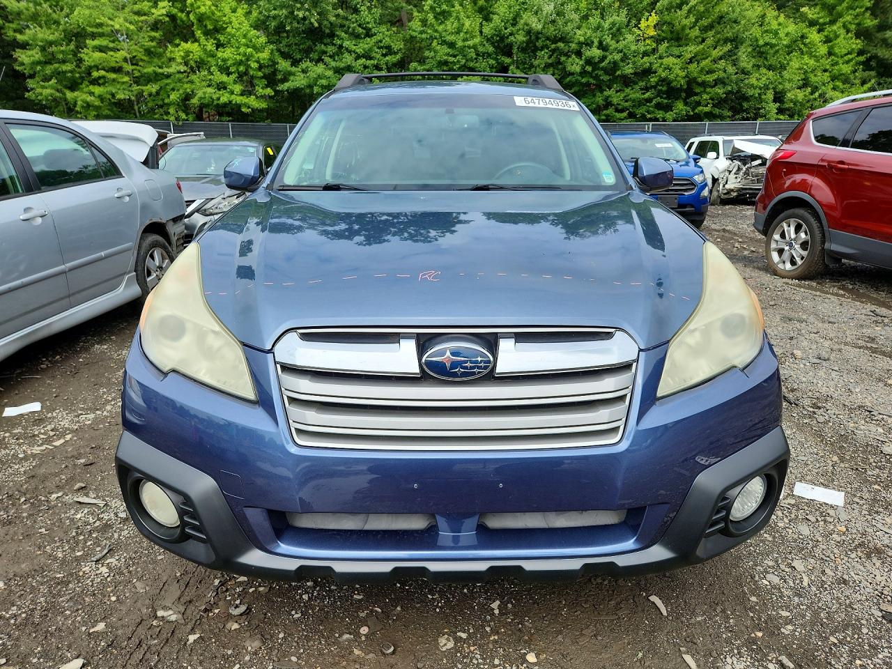 2013 Subaru Outback 2.5i Premium Blue vin: 4S4BRBCC1D3241307