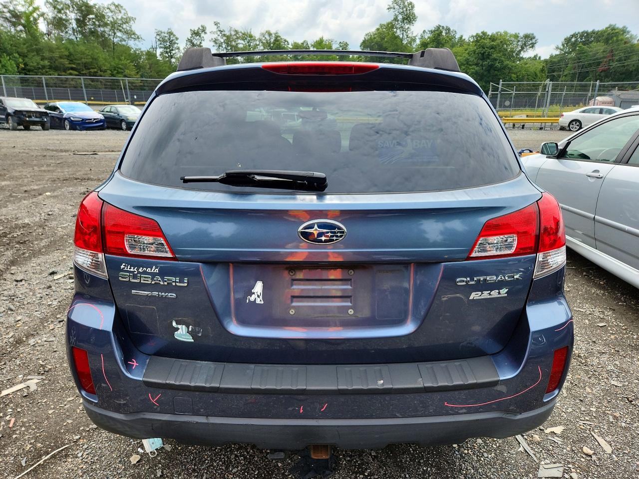 2013 Subaru Outback 2.5i Premium Blue vin: 4S4BRBCC1D3241307