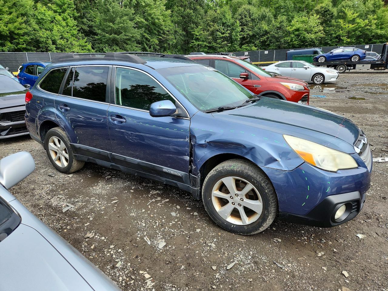 2013 Subaru Outback 2.5i Premium Blue vin: 4S4BRBCC1D3241307