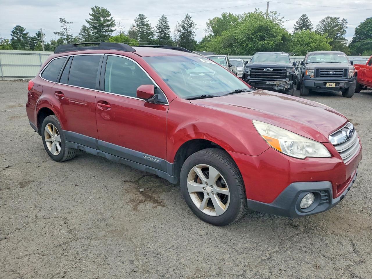2013 Subaru Outback 2.5i Premium Burgundy vin: 4S4BRBCC1D3299790