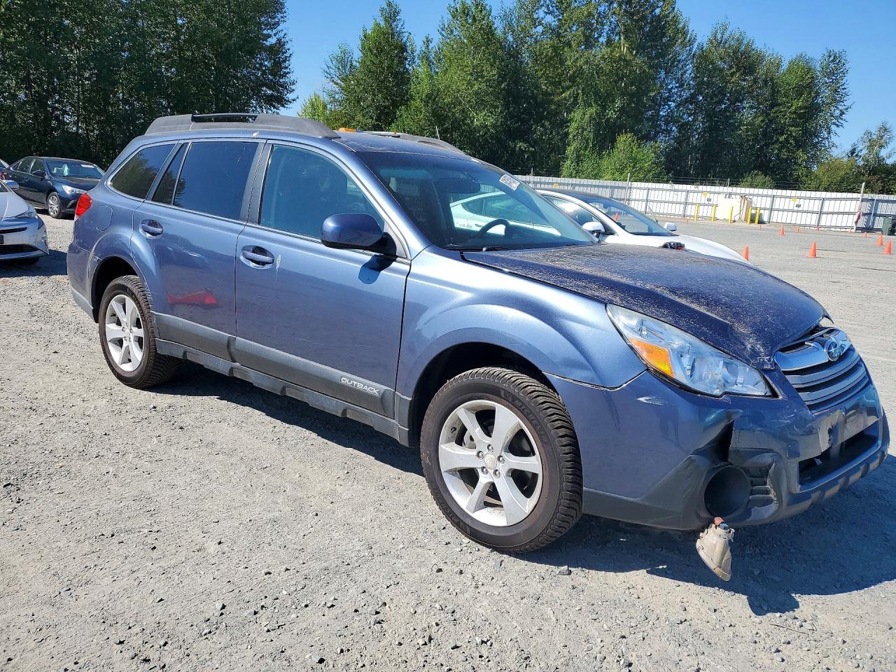 2014 Subaru Outback 2.5i Premium Gray vin: 4S4BRBCC1E3207949
