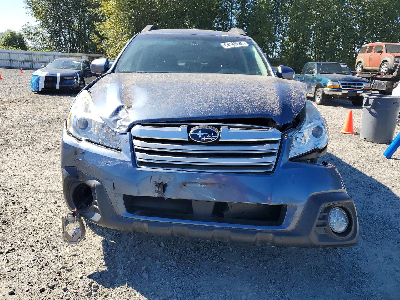 2014 Subaru Outback 2.5i Premium Gray vin: 4S4BRBCC1E3207949