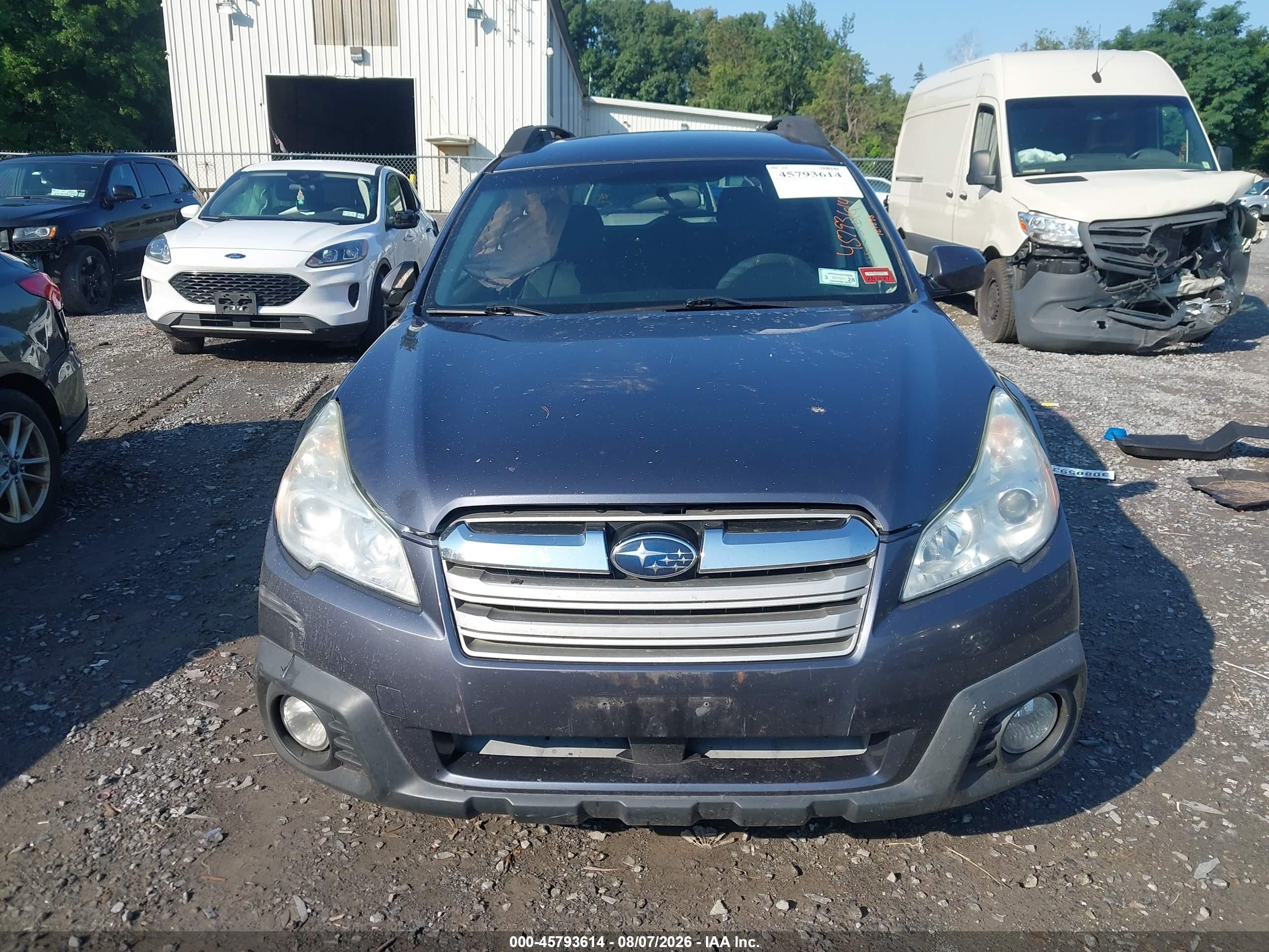 2014 Subaru Outback 2.5i Premium Blue vin: 4S4BRBCC1E3328111