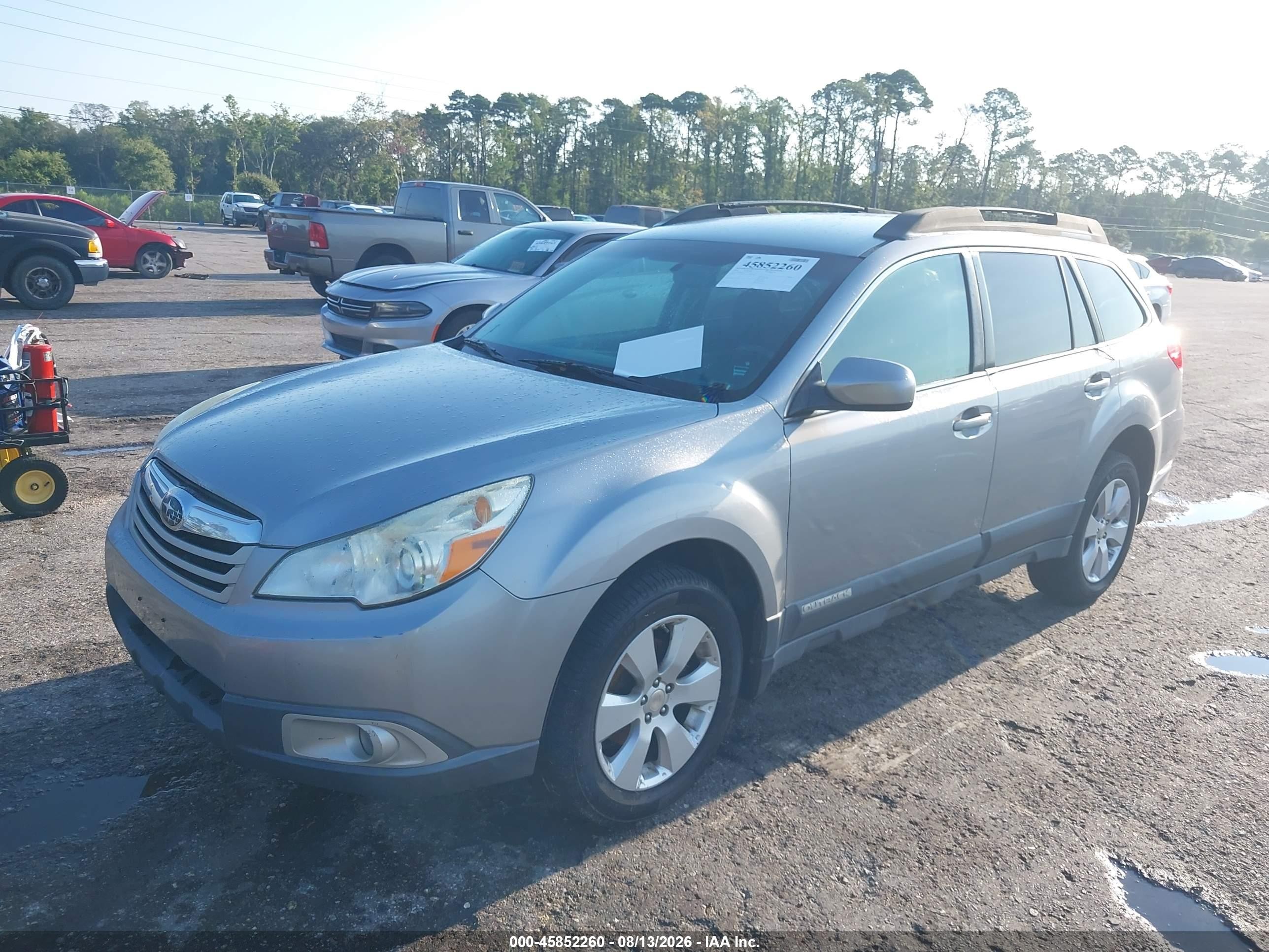 2010 Subaru Outback 2.5i Premium Gray vin: 4S4BRBCC2A3369714
