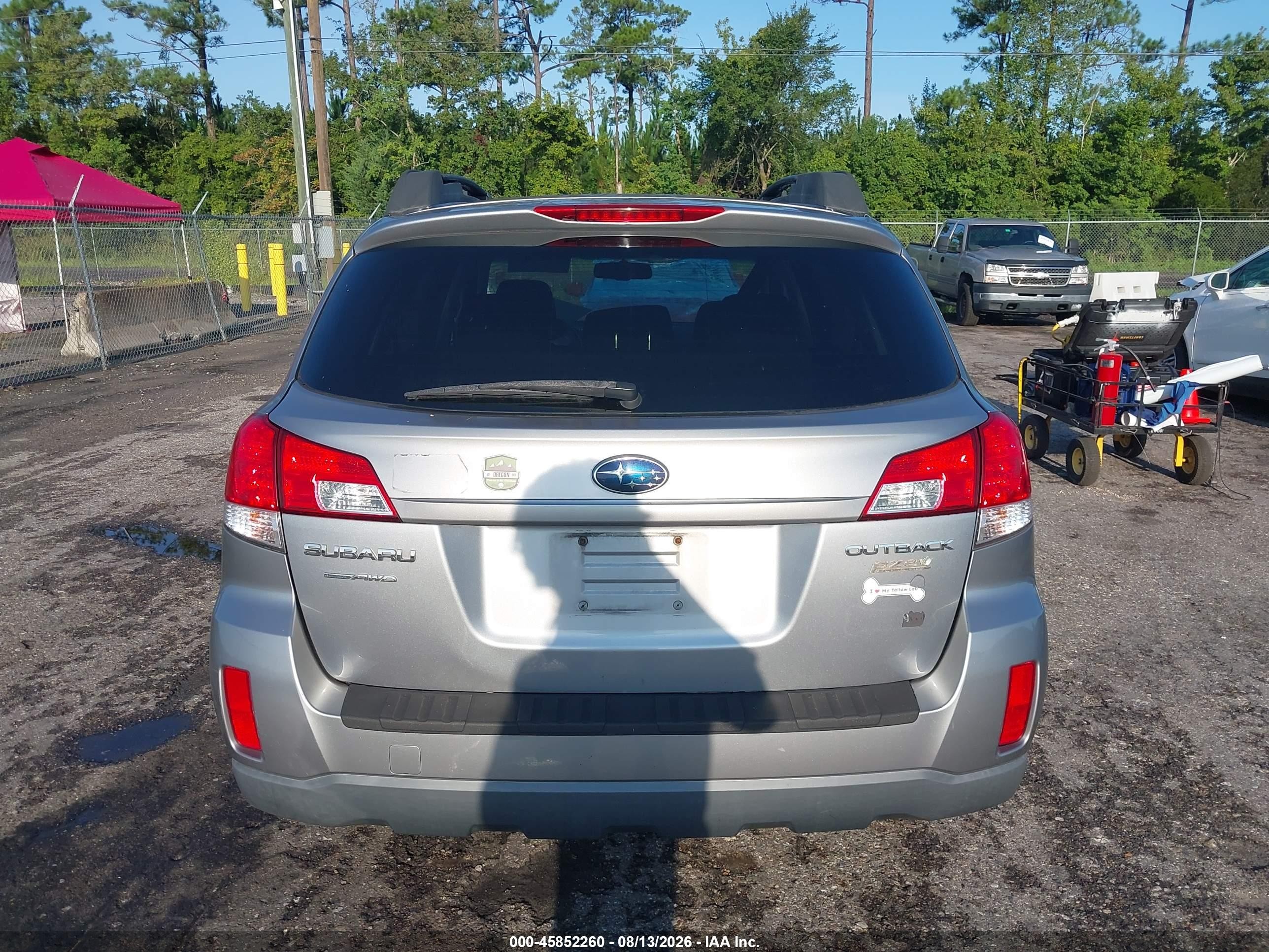 2010 Subaru Outback 2.5i Premium Gray vin: 4S4BRBCC2A3369714