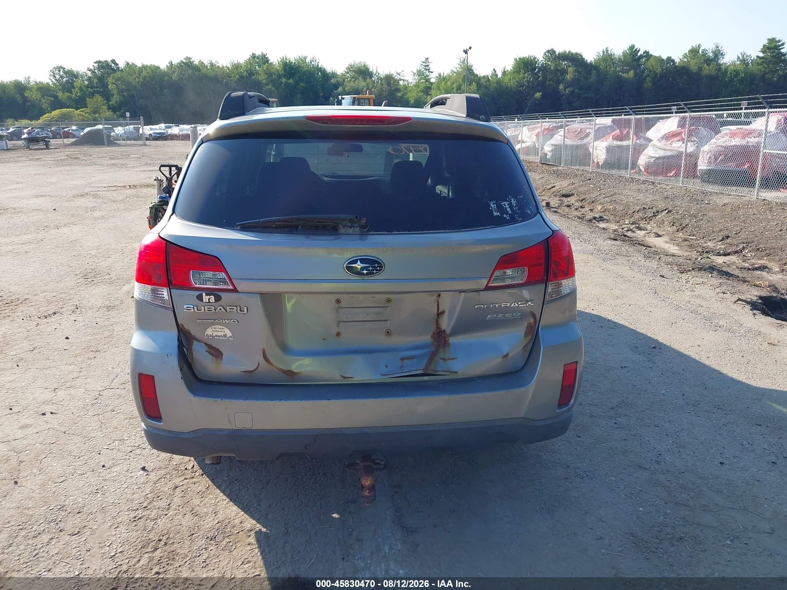 2011 Subaru Outback 2.5i Premium Gray vin: 4S4BRBCC2B1345362
