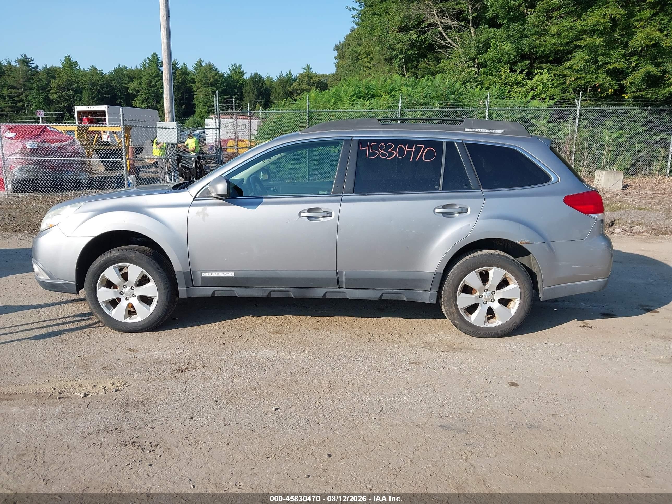 2011 Subaru Outback 2.5i Premium Gray vin: 4S4BRBCC2B1345362