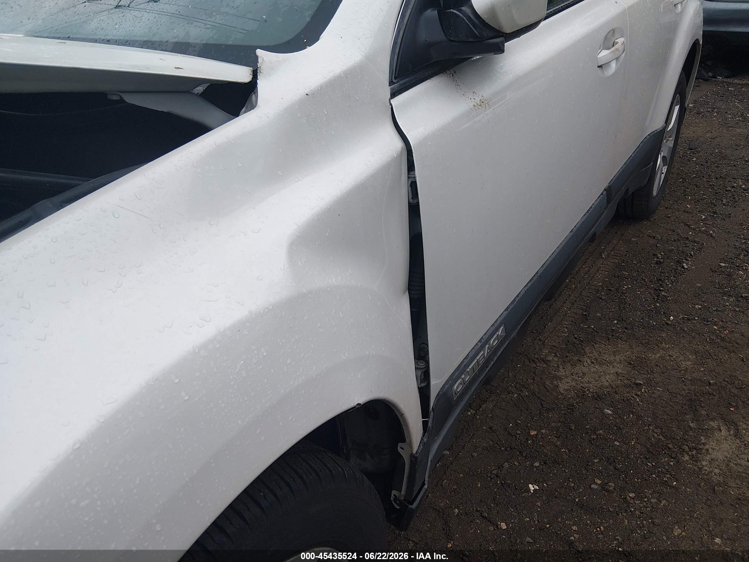 2011 Subaru Outback 2.5i Premium Белый vin: 4S4BRBCC2B3429248