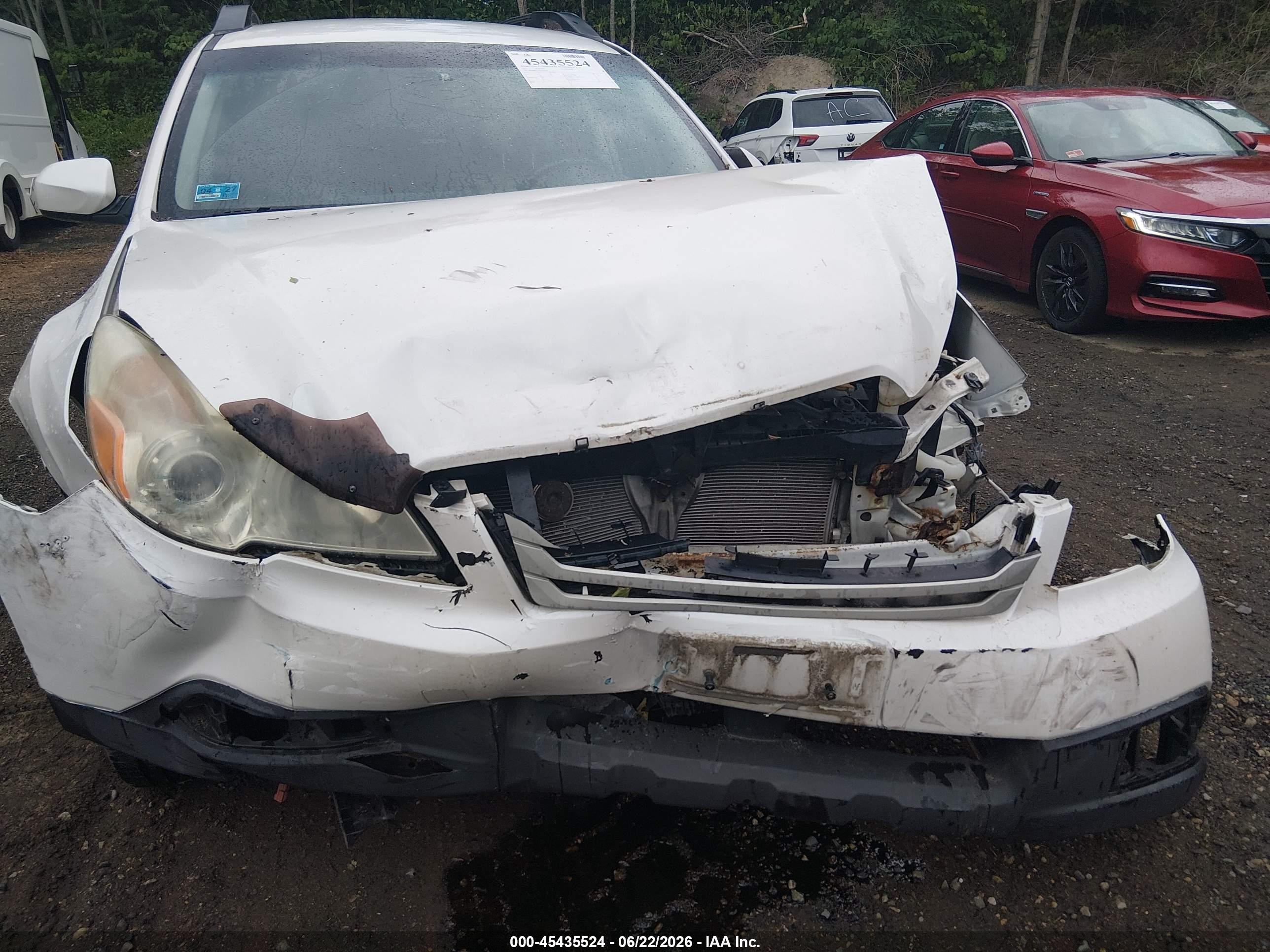 2011 Subaru Outback 2.5i Premium Белый vin: 4S4BRBCC2B3429248