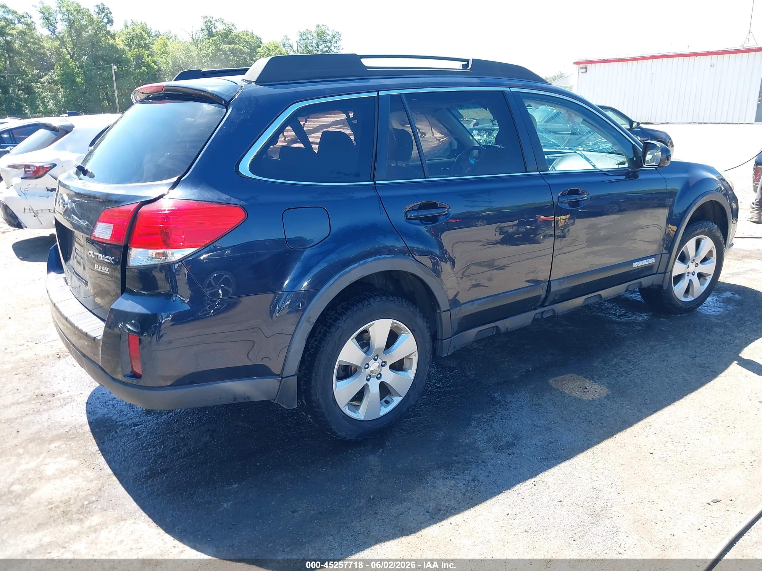 2012 Subaru Outback 2.5i Premium Blue vin: 4S4BRBCC2C3269275