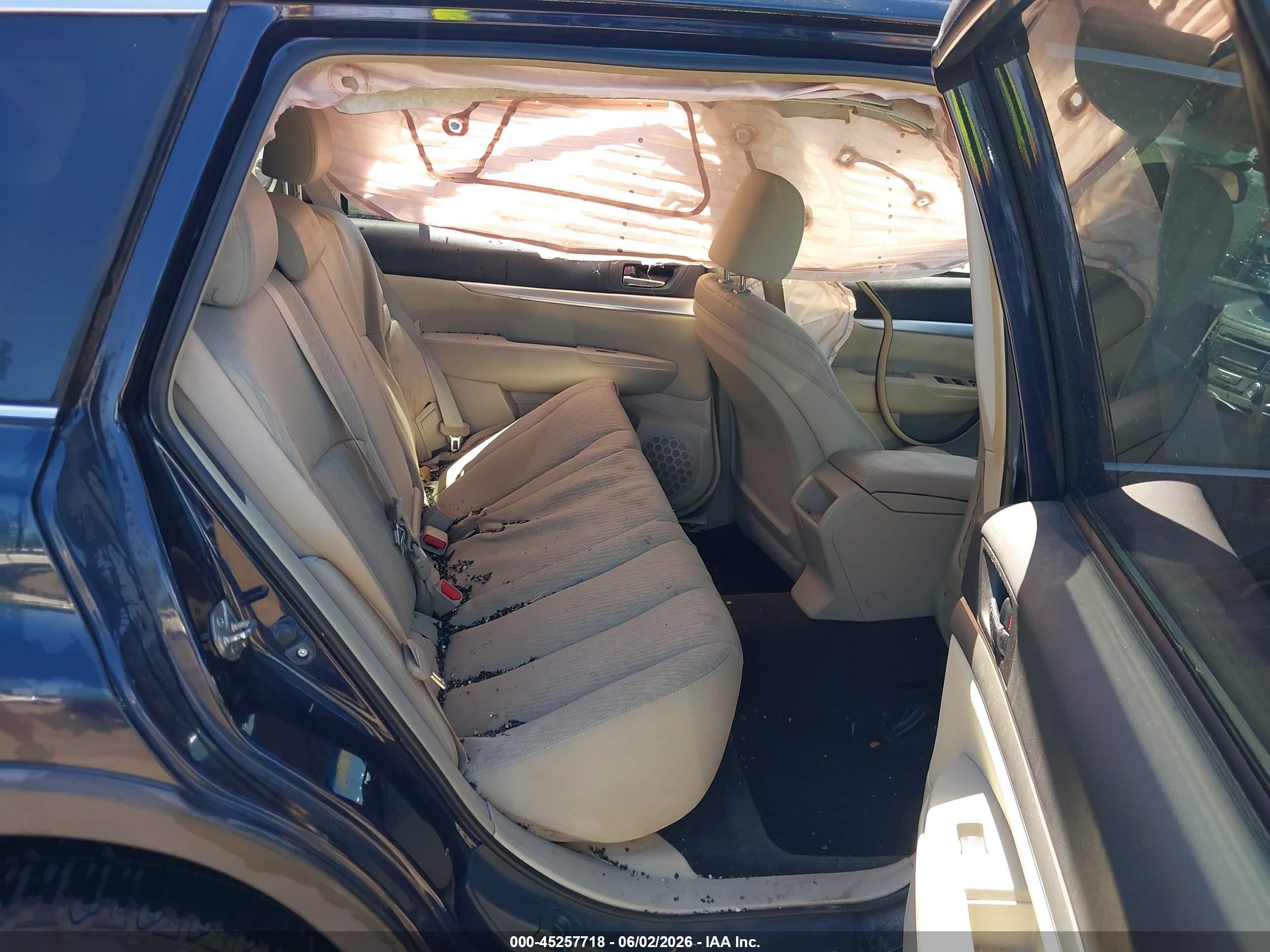 2012 Subaru Outback 2.5i Premium Blue vin: 4S4BRBCC2C3269275