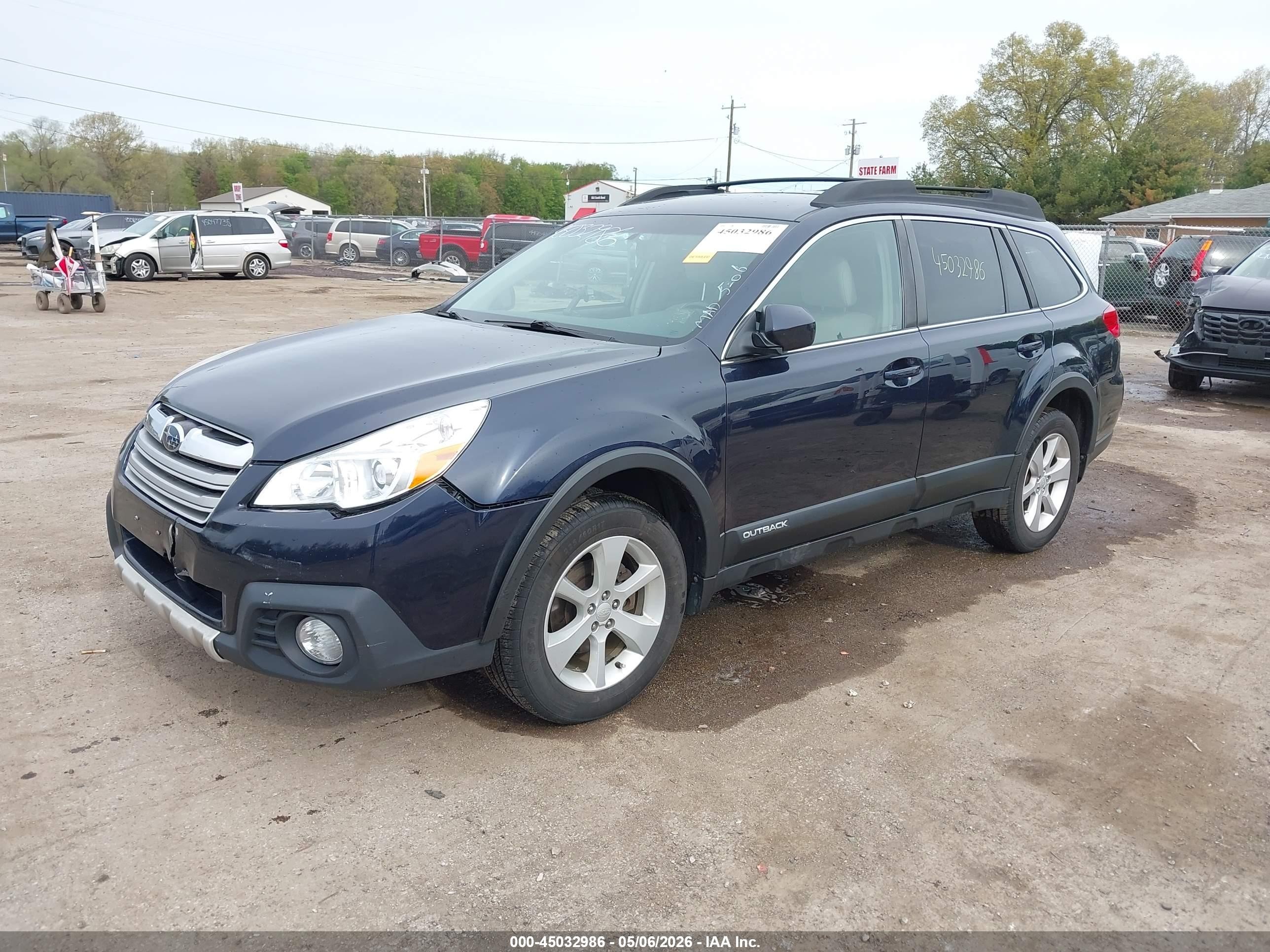 2013 Subaru Outback 2.5i Premium Dark Blue vin: 4S4BRBCC2D3223298