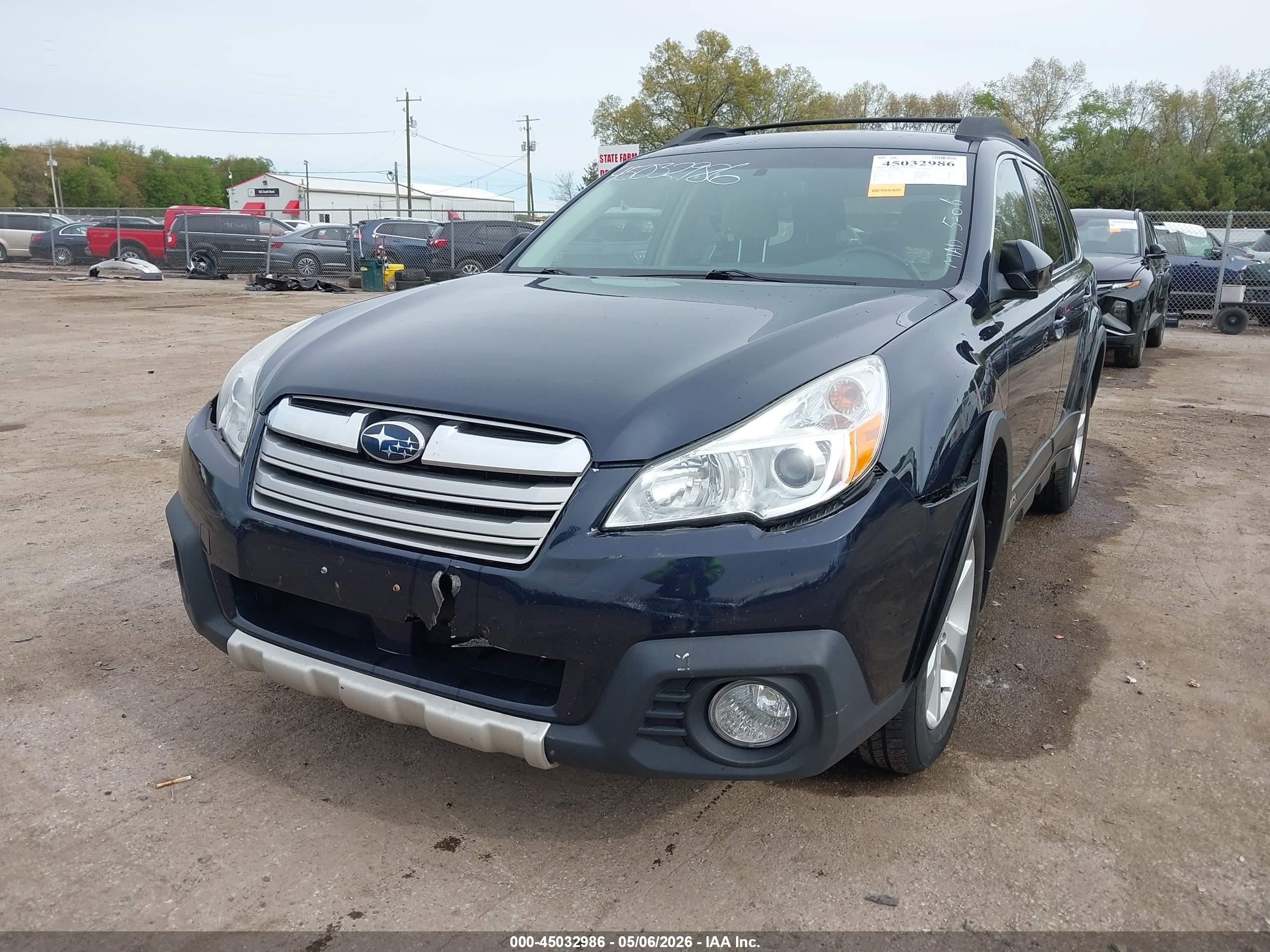 2013 Subaru Outback 2.5i Premium Dark Blue vin: 4S4BRBCC2D3223298