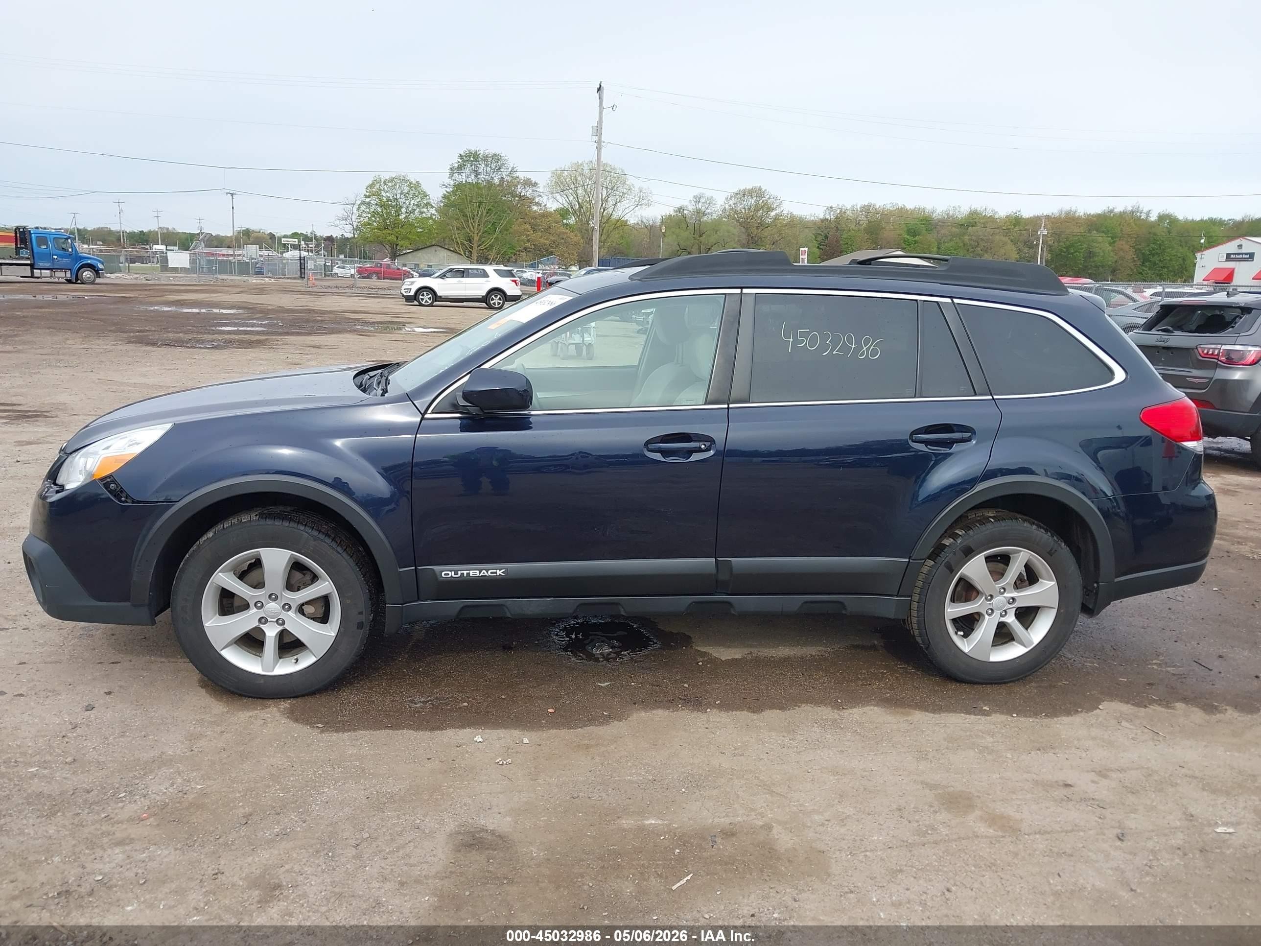 2013 Subaru Outback 2.5i Premium Dark Blue vin: 4S4BRBCC2D3223298