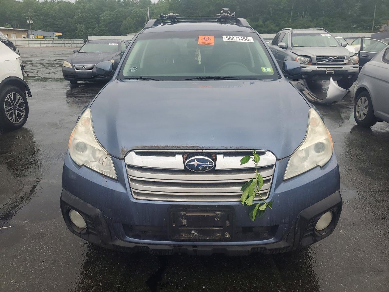 2013 Subaru Outback 2.5i Premium Blue vin: 4S4BRBCC2D3281928