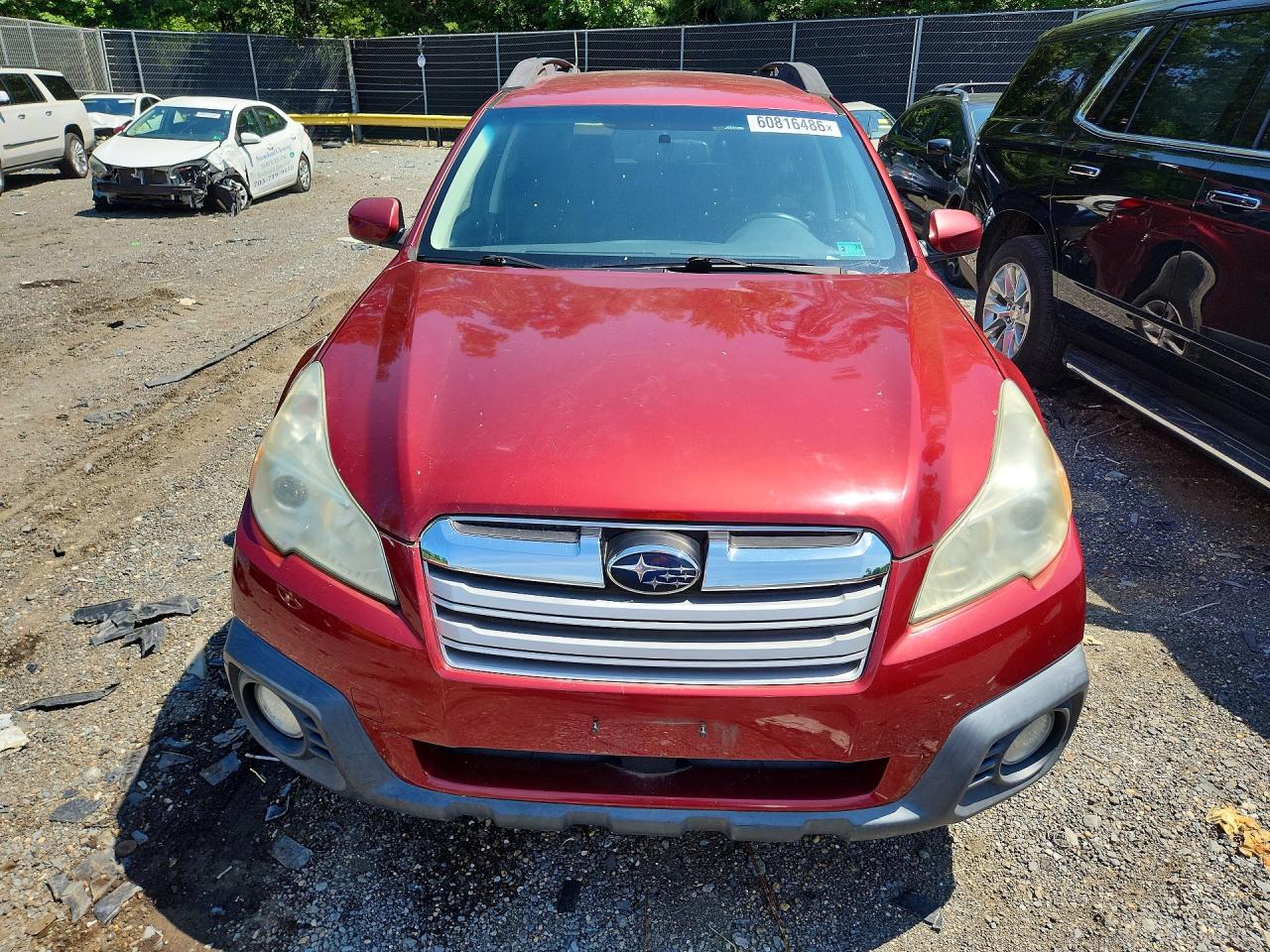 2013 Subaru Outback 2.5i Premium Красный vin: 4S4BRBCC2D3283775
