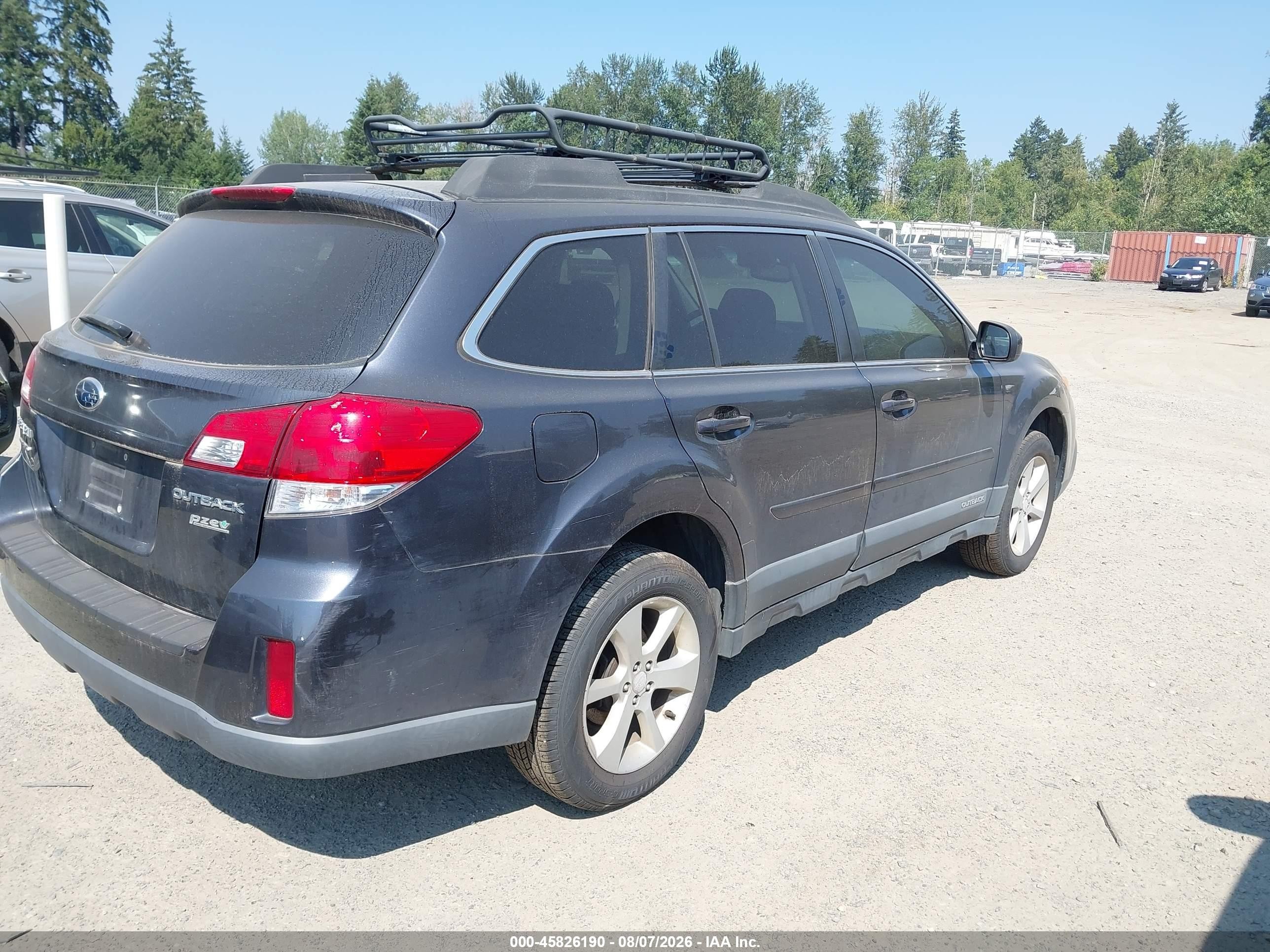 2013 Subaru Outback 2.5i Premium Gray vin: 4S4BRBCC2D3322543