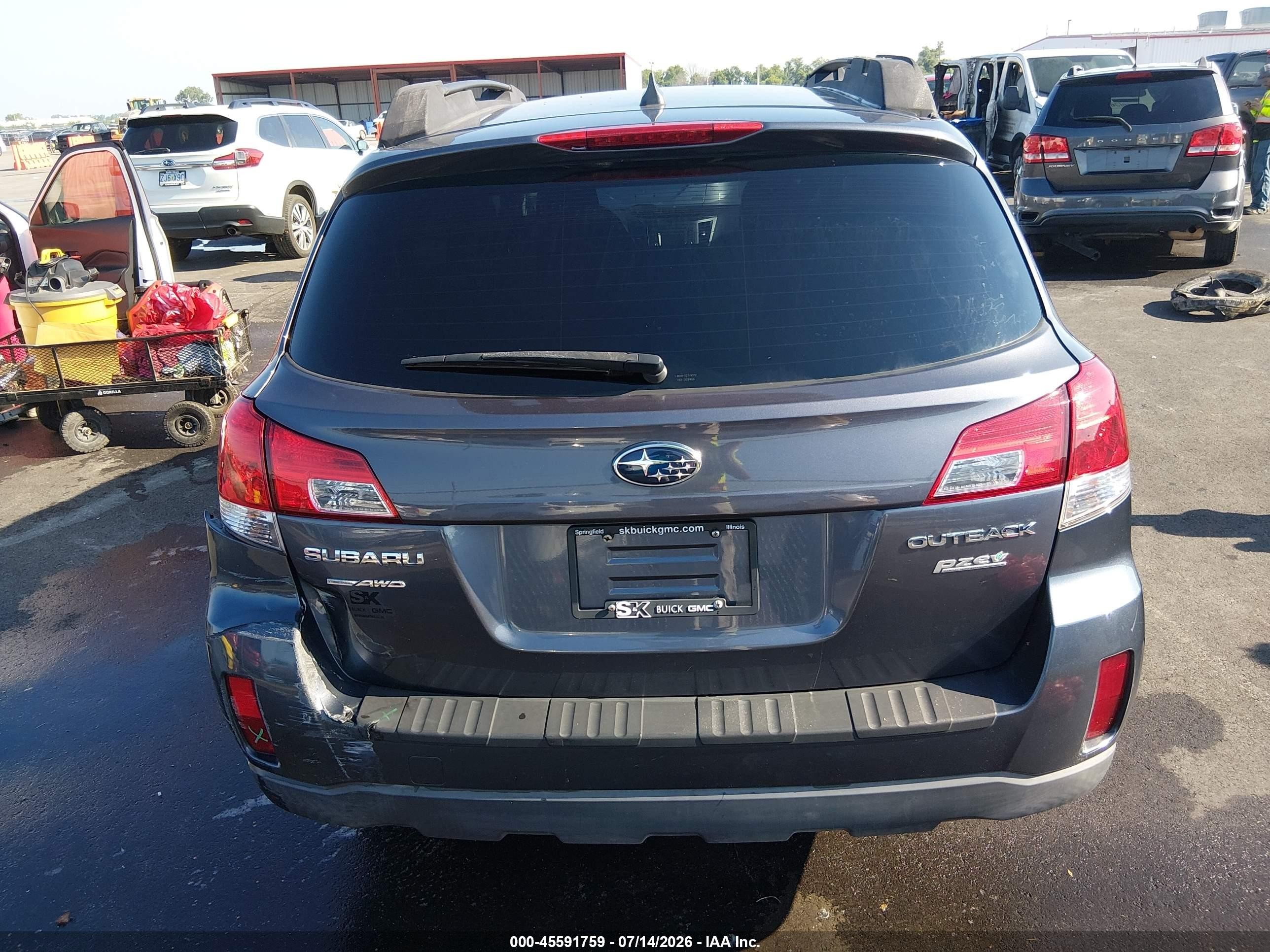 2014 Subaru Outback 2.5i Premium Blue vin: 4S4BRBCC2E3229927