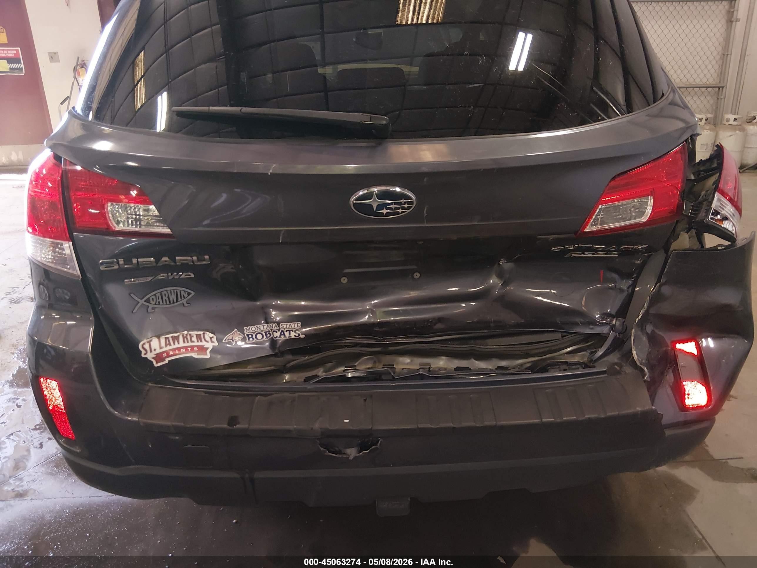 2014 Subaru Outback 2.5i Premium Gray vin: 4S4BRBCC2E3317909