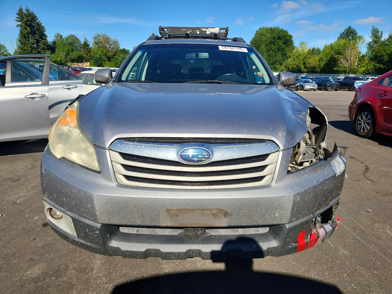 2010 Subaru Outback 2.5i Premium Silver vin: 4S4BRBCC3A3315984