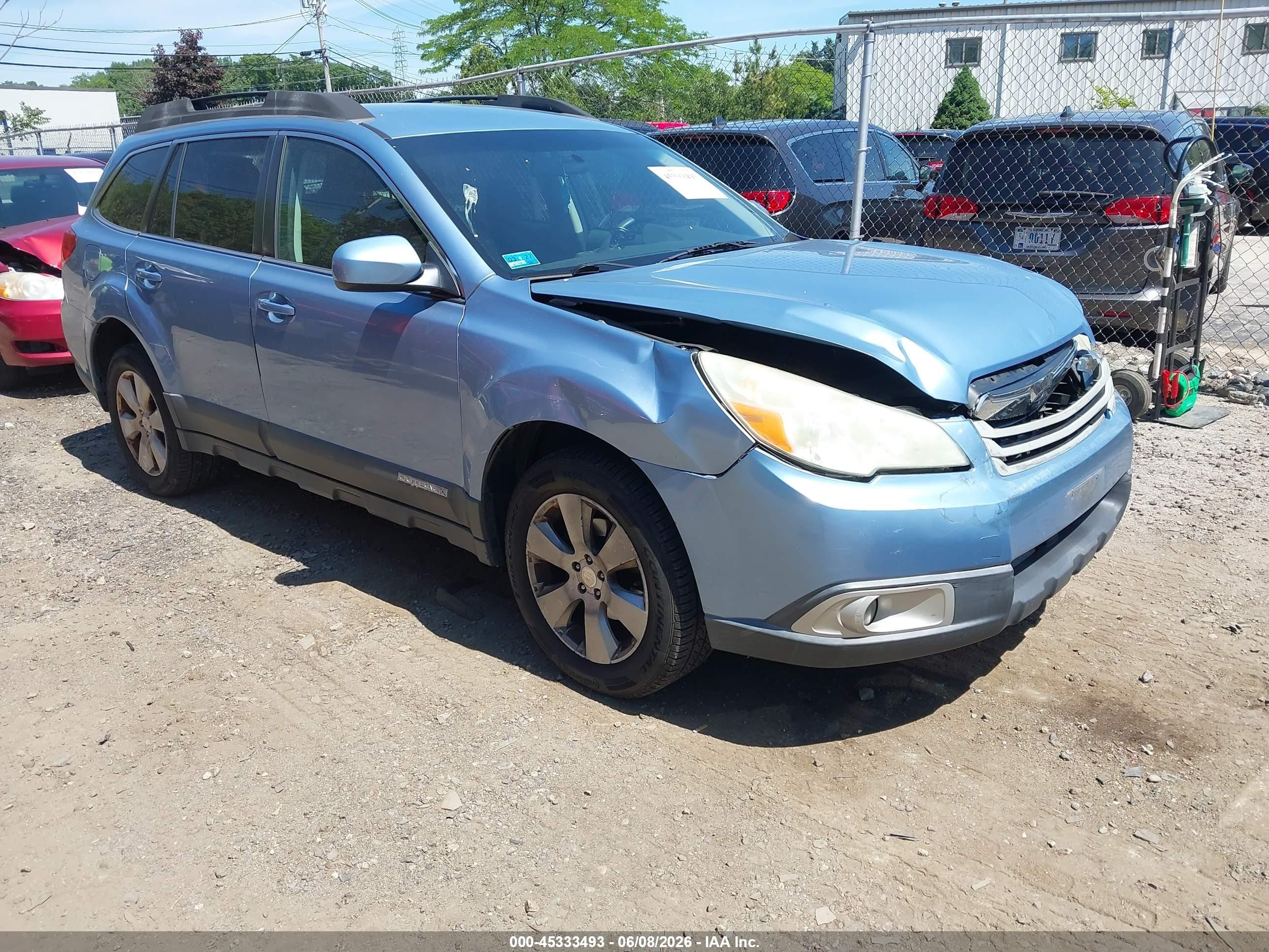 2010 Subaru Outback 2.5i Premium Blue vin: 4S4BRBCC3A3381872