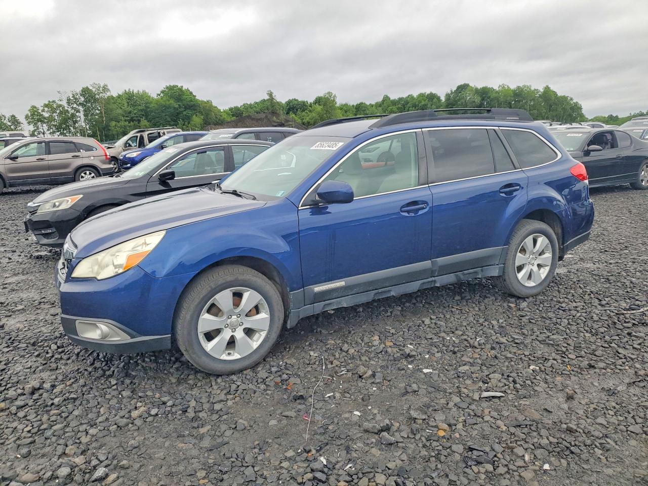 2011 Subaru Outback 2.5i Premium Blue vin: 4S4BRBCC3B3322032