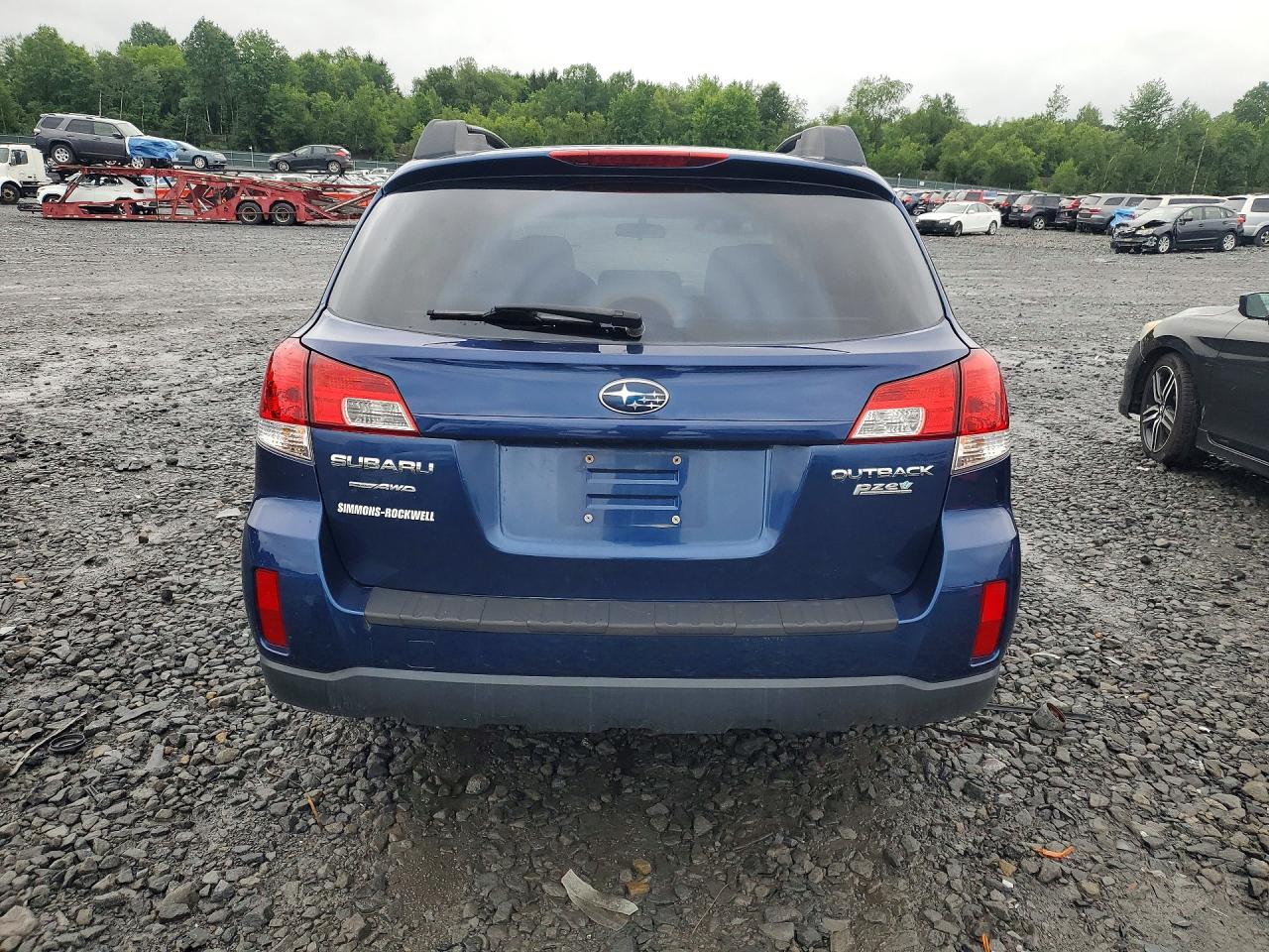 2011 Subaru Outback 2.5i Premium Blue vin: 4S4BRBCC3B3322032