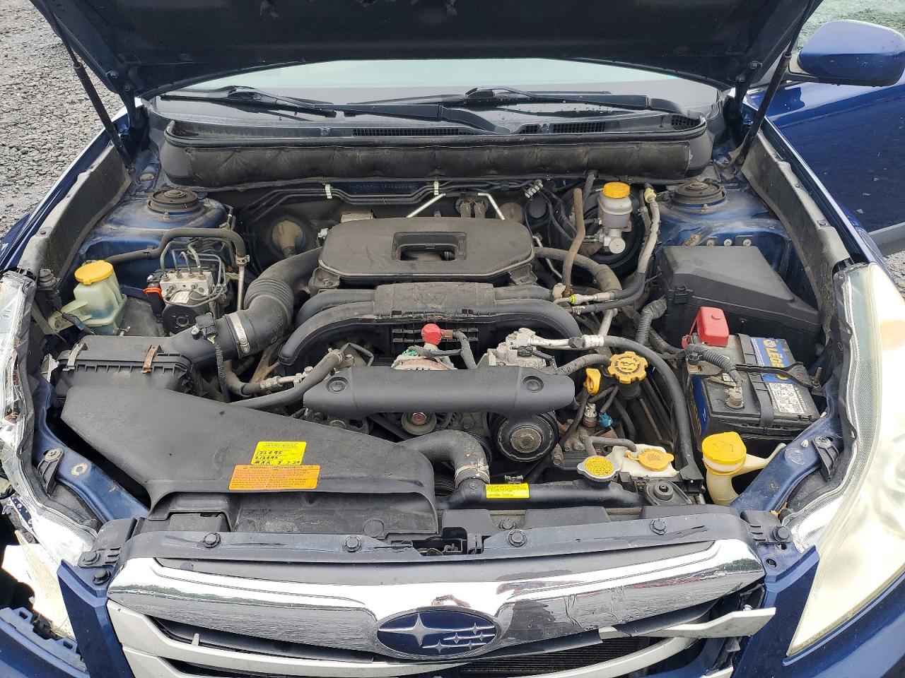 2011 Subaru Outback 2.5i Premium Blue vin: 4S4BRBCC3B3322032