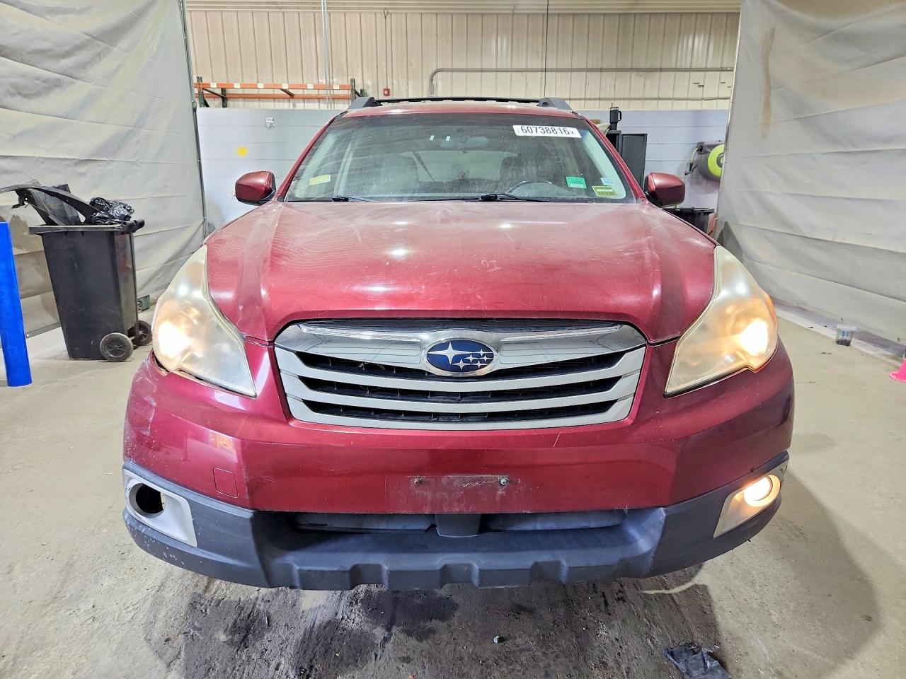 2011 Subaru Outback 2.5i Premium Красный vin: 4S4BRBCC3B3352311