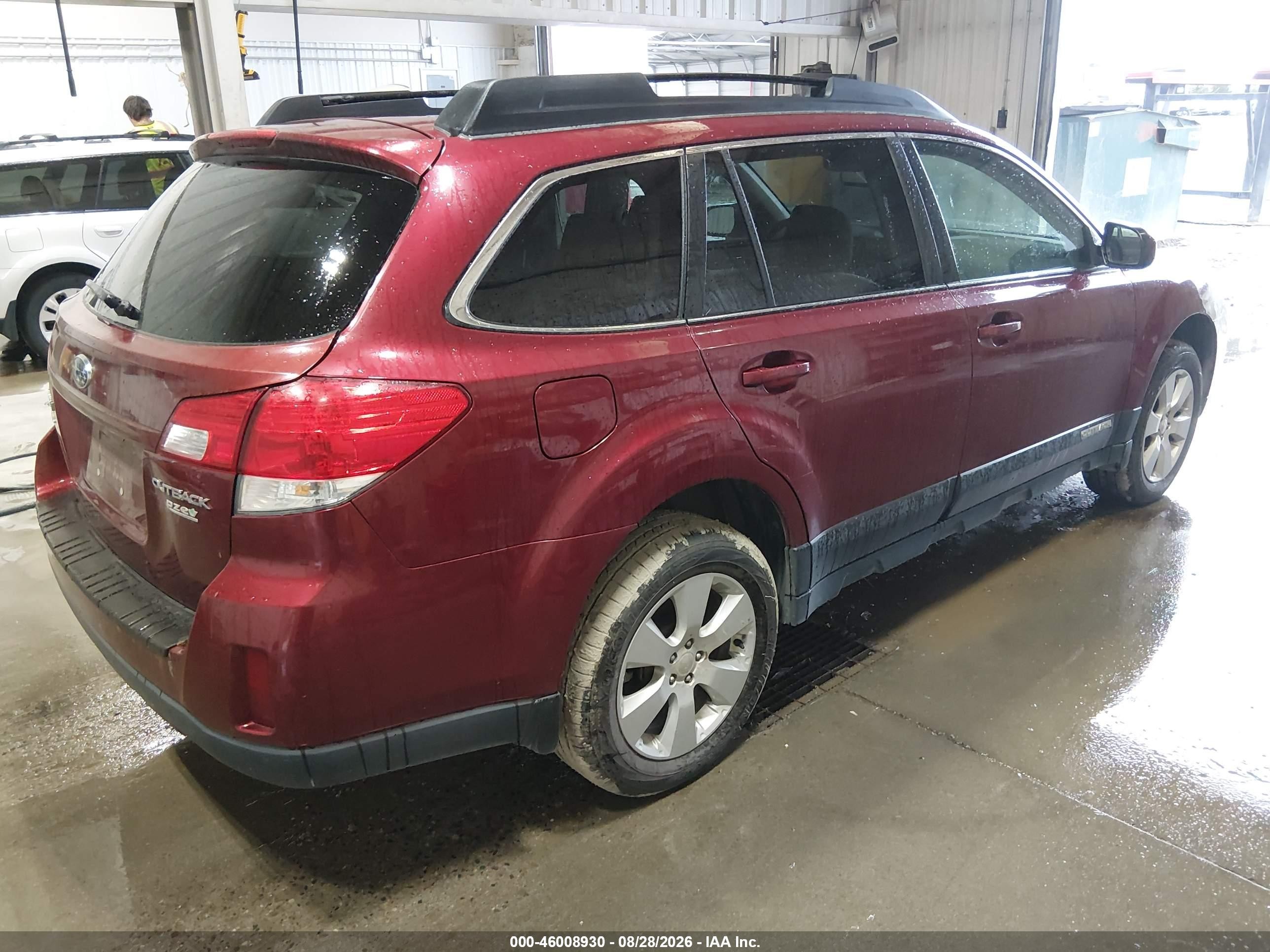 2011 Subaru Outback 2.5i Premium Burgundy vin: 4S4BRBCC3B3407579