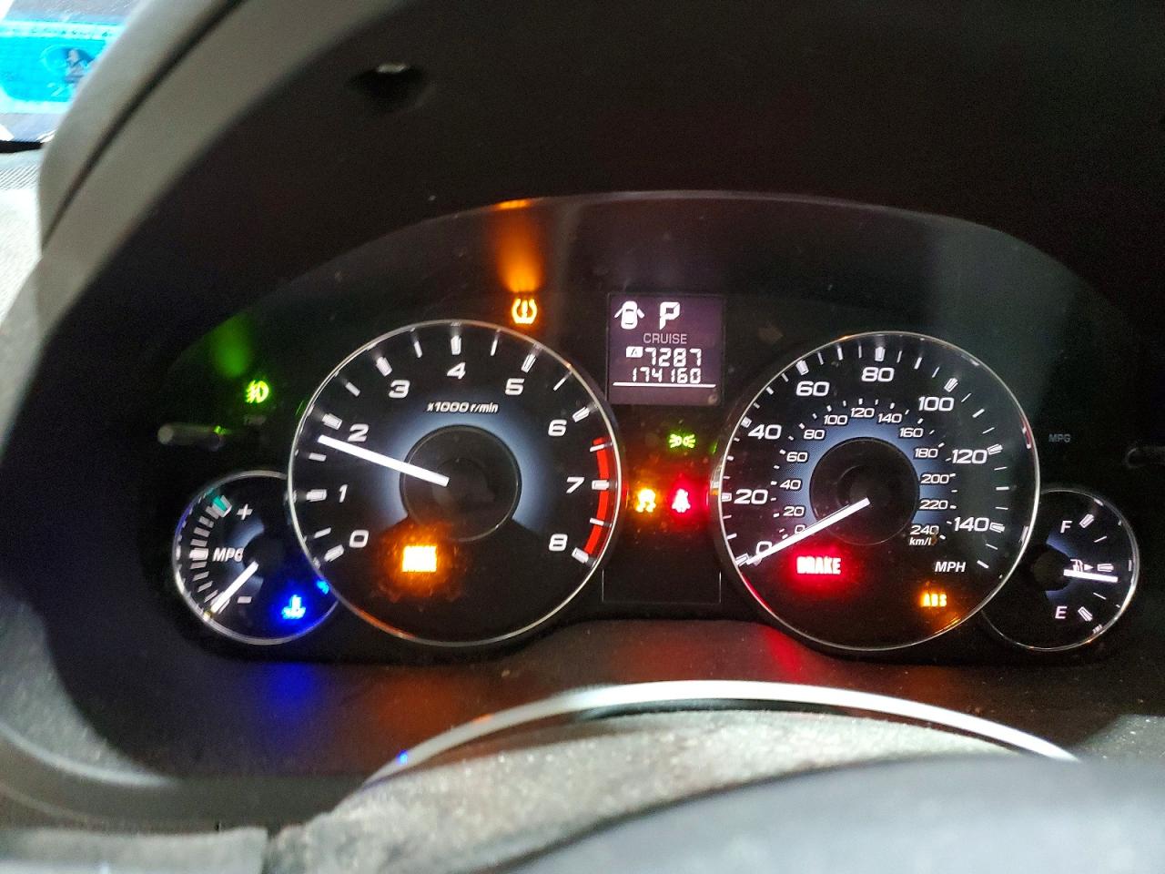 2012 Subaru Outback 2.5i Premium Blue vin: 4S4BRBCC3C3208002