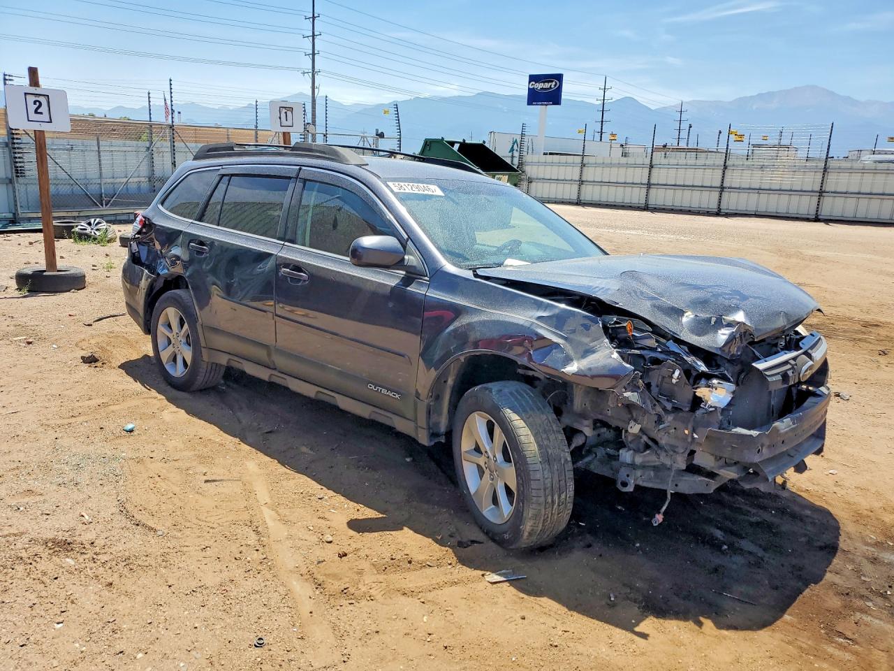2013 Subaru Outback 2.5i Premium Blue vin: 4S4BRBCC3D3238845