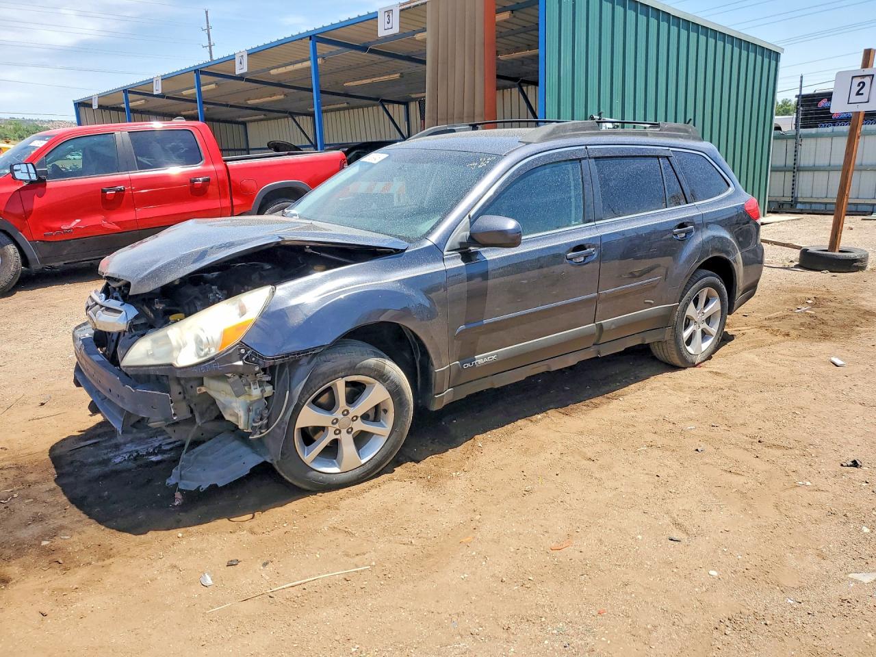 2013 Subaru Outback 2.5i Premium Blue vin: 4S4BRBCC3D3238845
