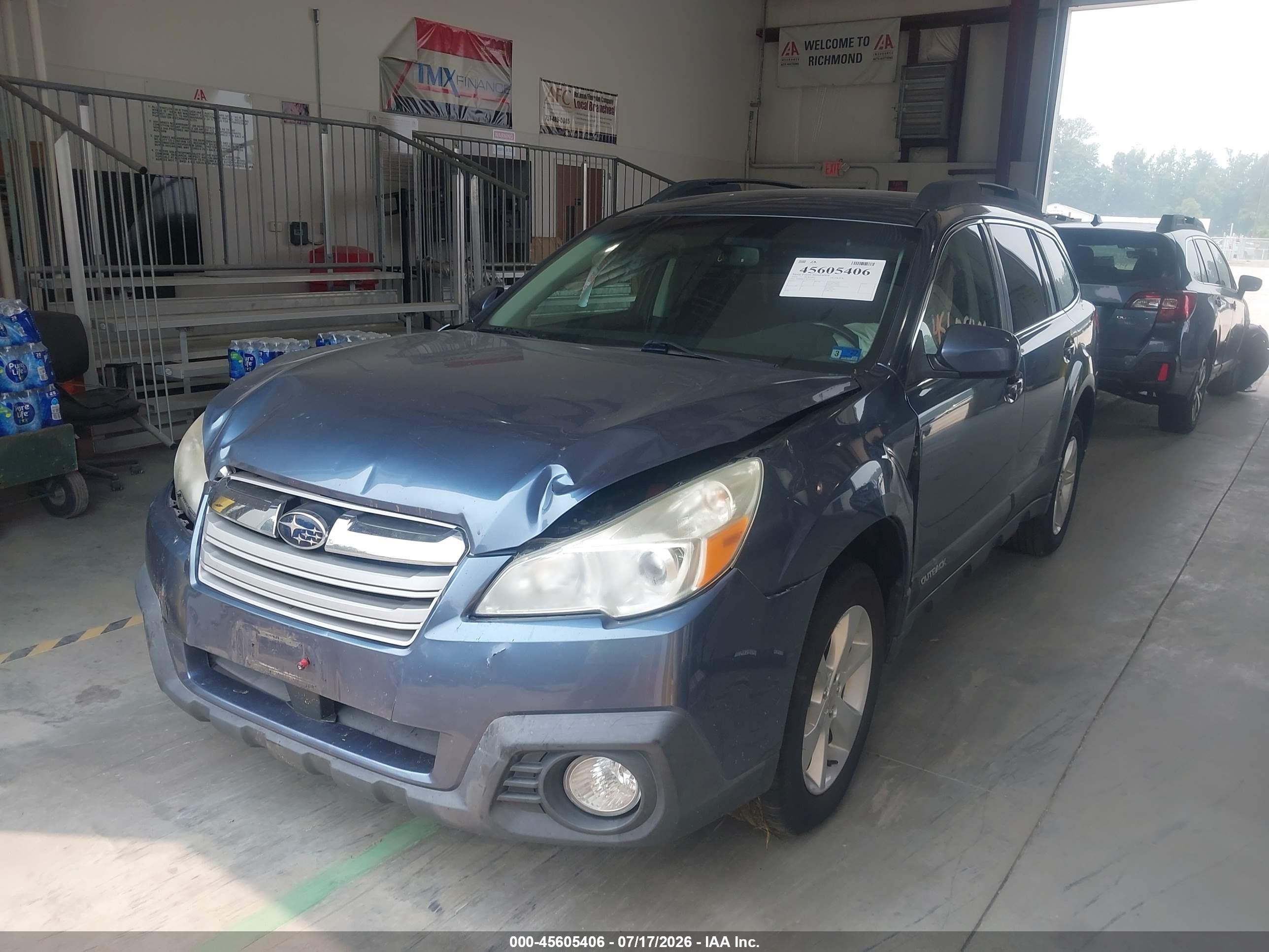 2014 Subaru Outback 2.5i Premium Blue vin: 4S4BRBCC3E3207029